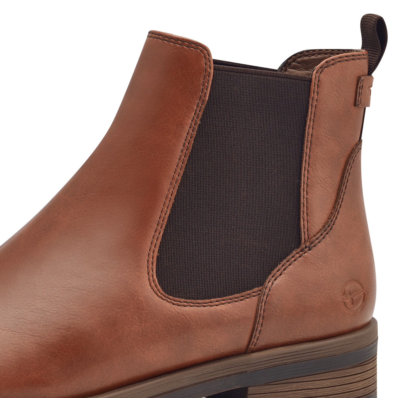 Tamaris Chelseaboots, Blockabsatz, Stiefelette, Businessschuh, Schlupfschuh, Anziehlasche