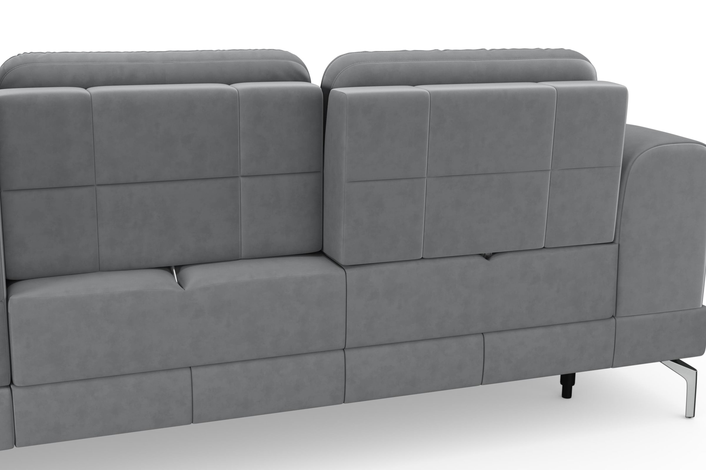 sit&more Ecksofa »Bendigo L-Form«, inklusive Sitztiefenverstellung, Bodenfreiheit 15 cm, 2 Fussfarben