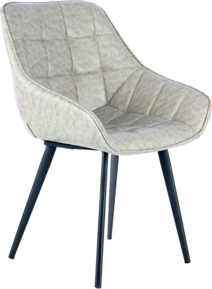 Kayoom Stuhl »Demi 325 2er-Set, Relax-Sessel, unifarbenes Farbgestaltung«, (Set), 2 St., pflegeleicht, elegante Aufmachung, in dezenten Farben