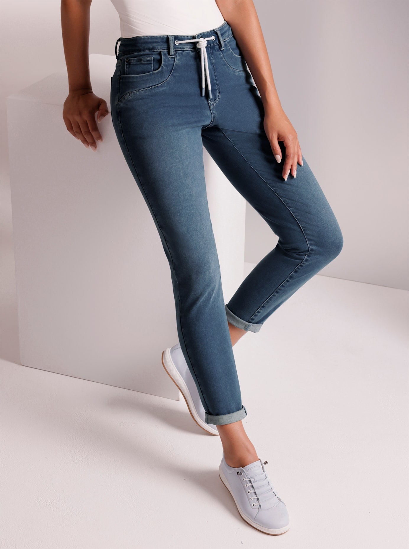 Image of CREATION L PREMIUM 5-Pocket-Jeans 1 tlg.