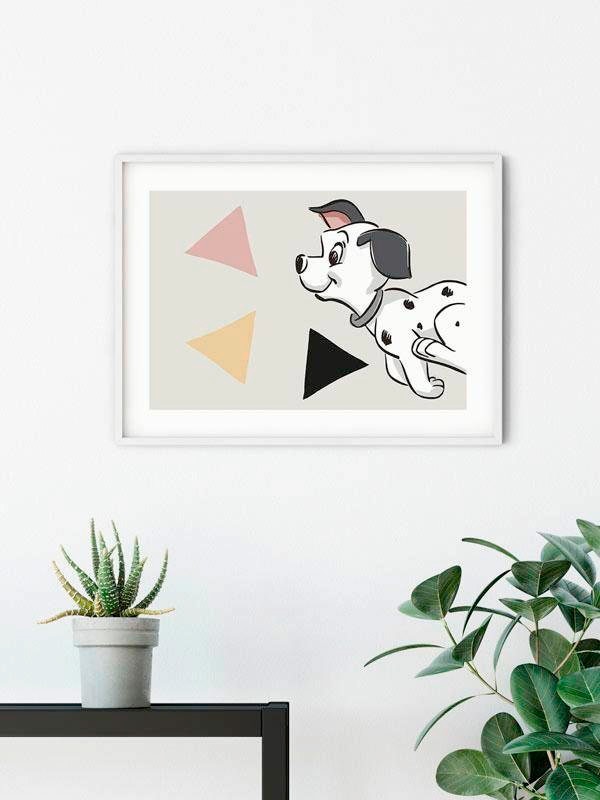 Komar Bild »101 Dalmatiner Angles Landscape«, Disney, (1 St.), Wandbild zur Dekoration im Kinderzimmer - ohne Rahmen