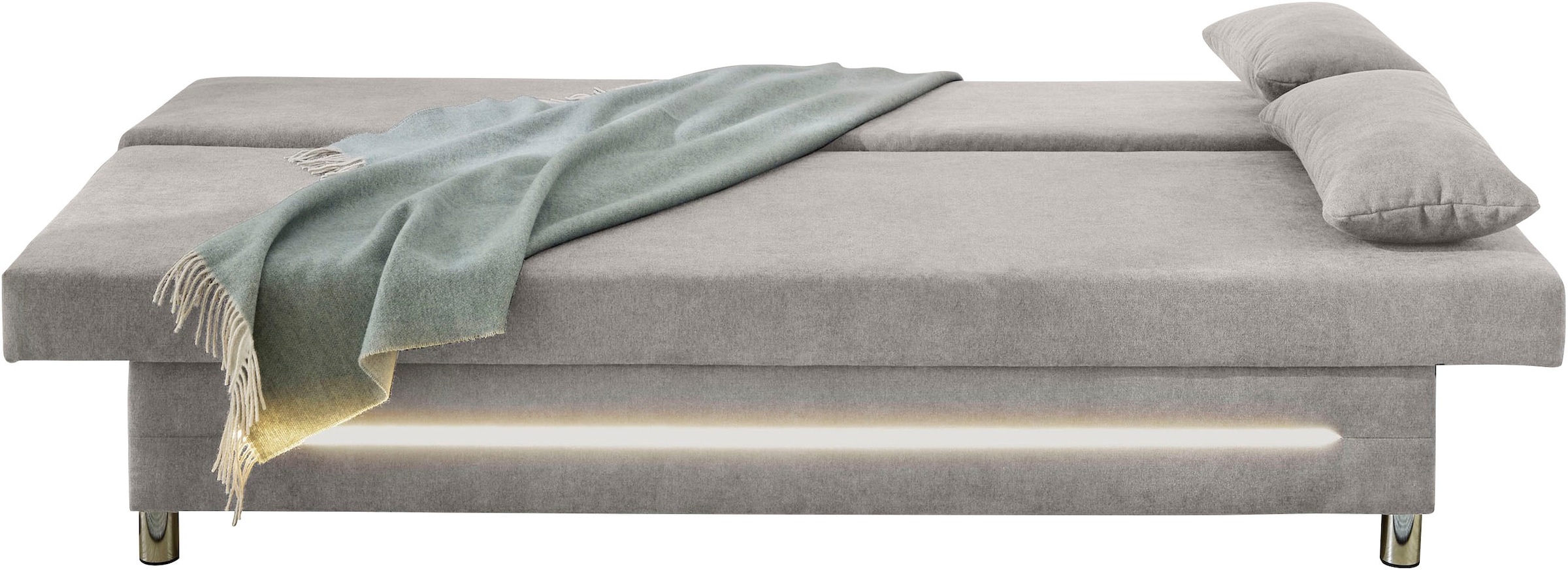 Jockenhöfer Gruppe Schlafsofa »Sunrise, B: 191 cm, Liegefl. 120x191 cm« mit Schlaffunktion, Bettkasten & Licht, Unser Dauertiefpreis