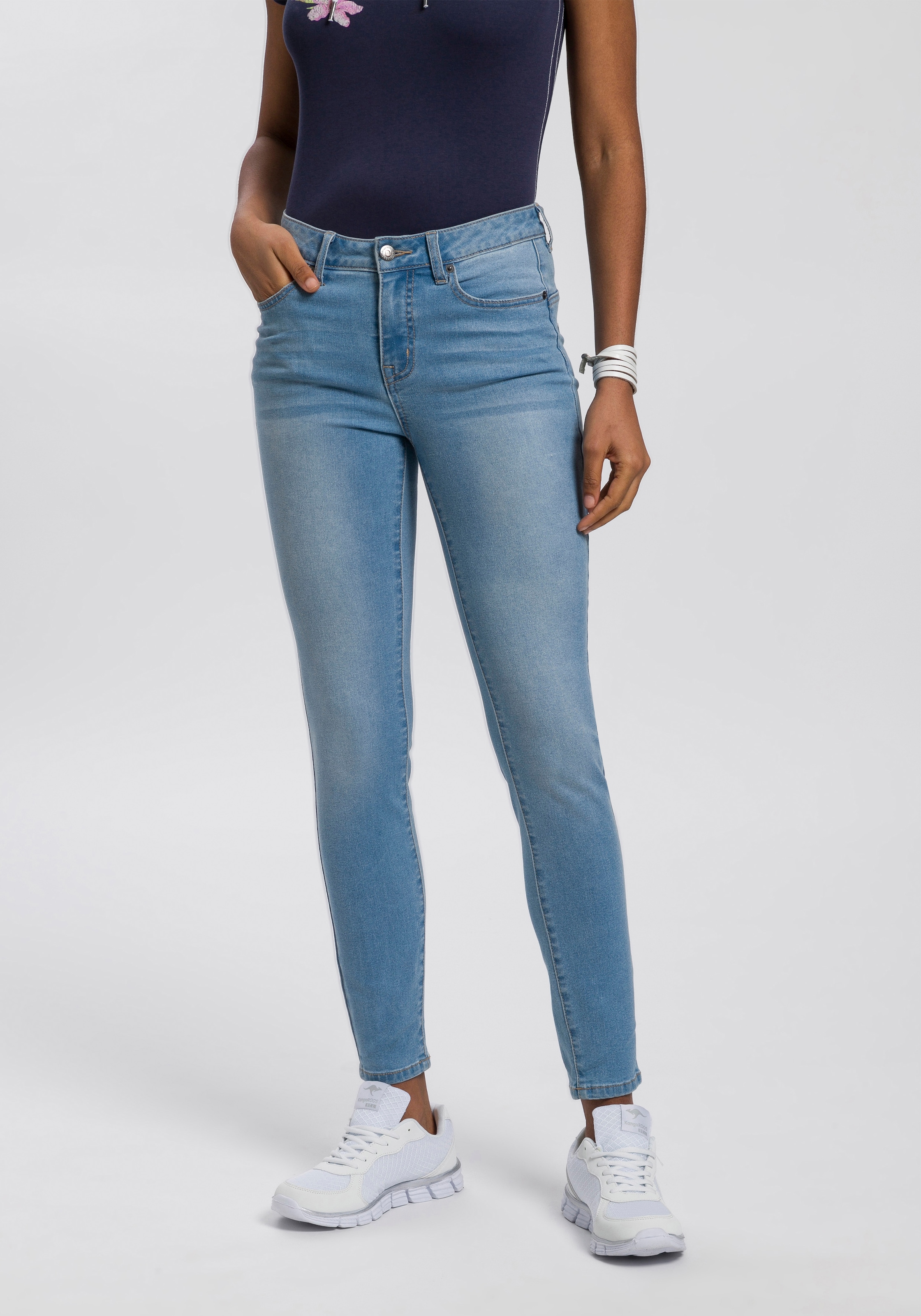 Slim-fit-Jeans »CROPPED HIGH WAIST SLIM FIT«, NEUE KOLLEKTION