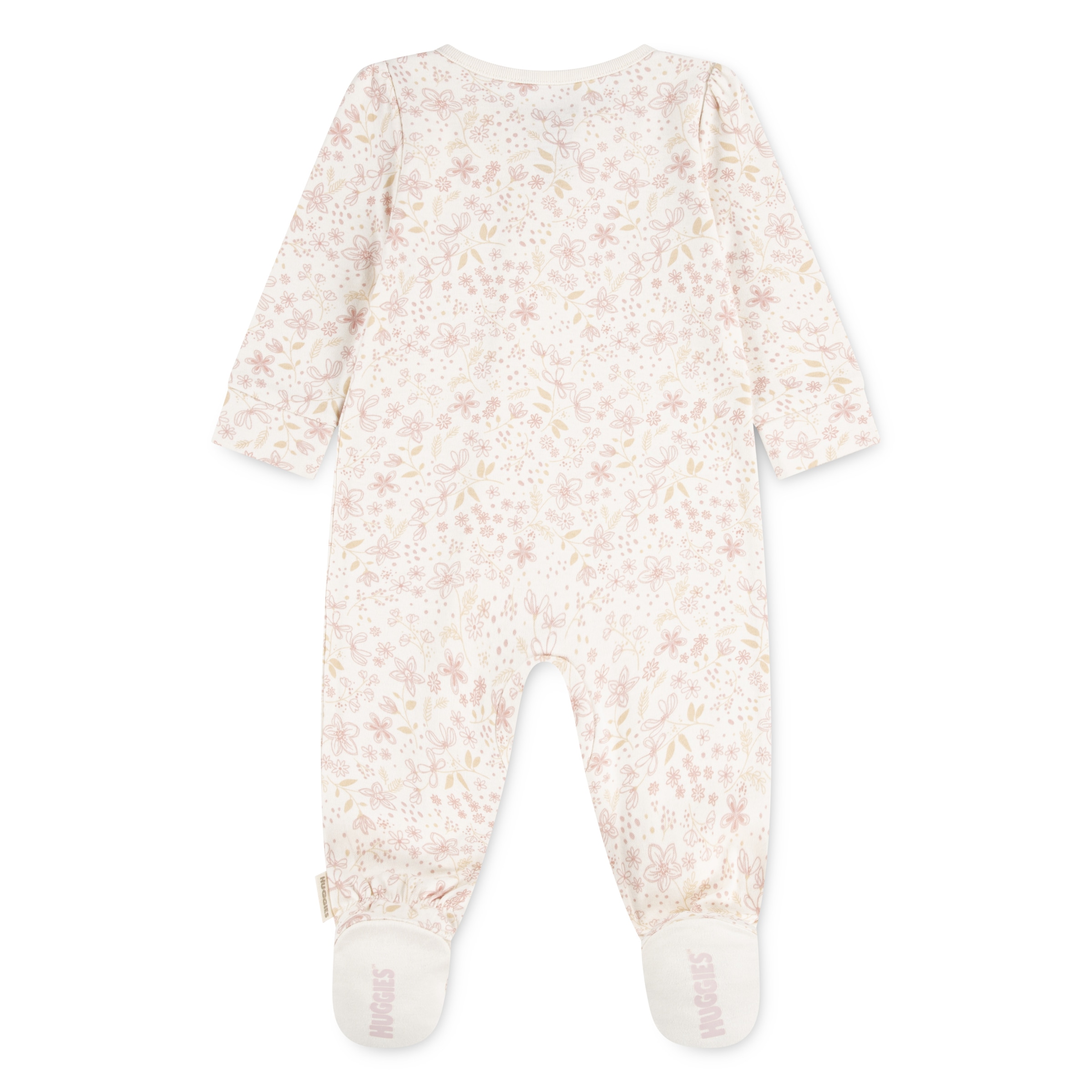HUGGIES babywear Strampler »HUGG FOOTED COVERALL«, Verdeckter Reissverschluss mit Kinnschutz