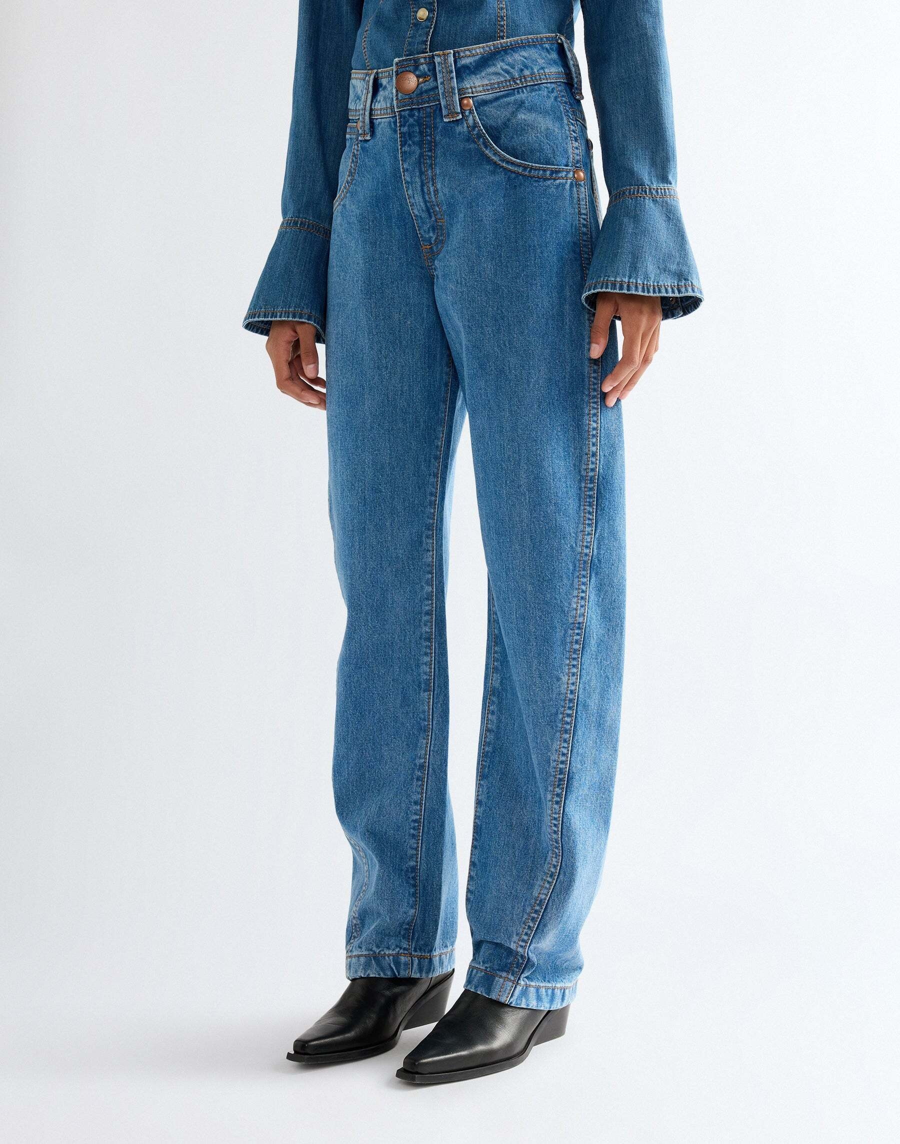 Image of Wrangler Relax-fit-Jeans "WRANGLER Jeans Super Barrel"