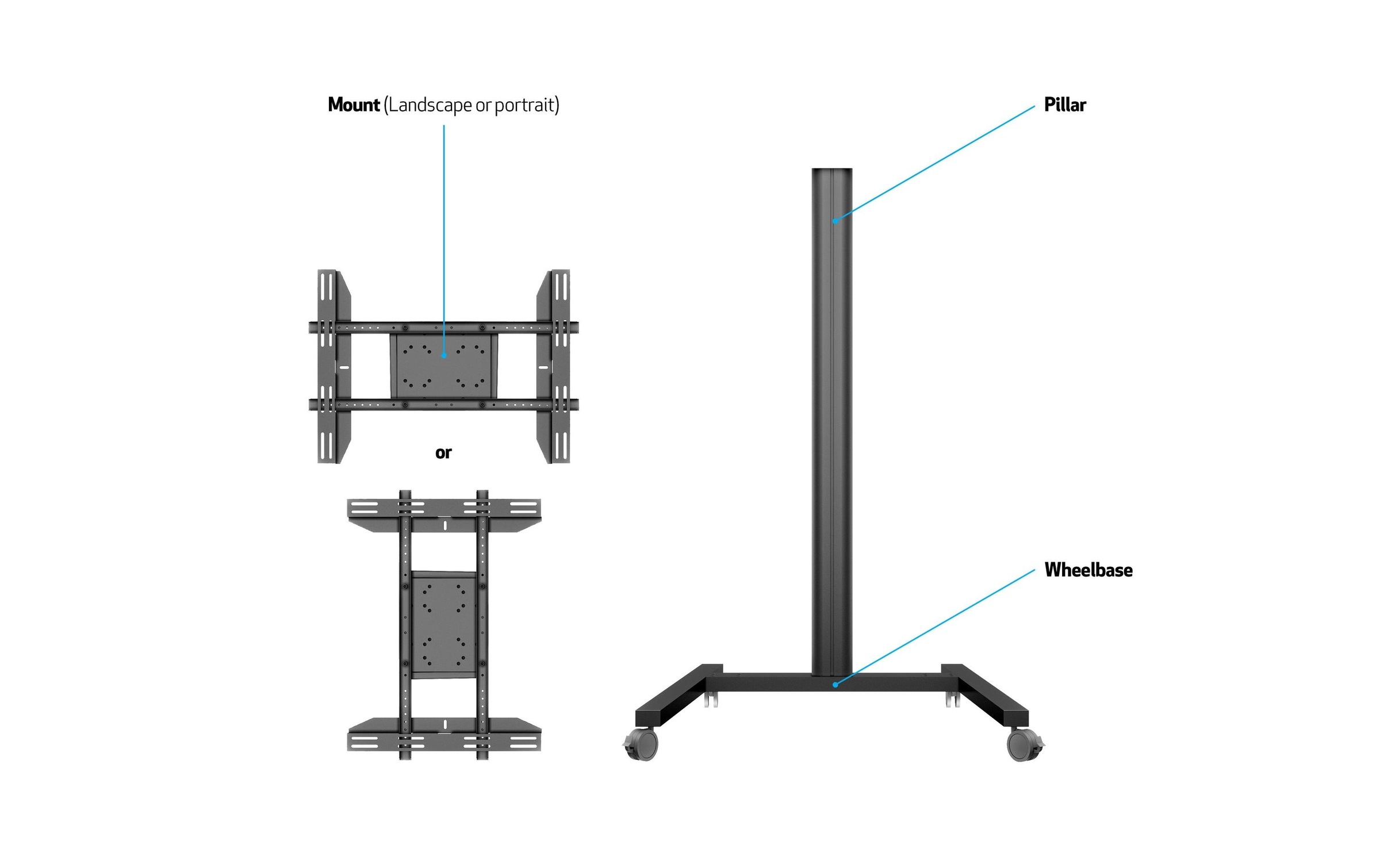 TV-Ständer »Multibrackets Display«