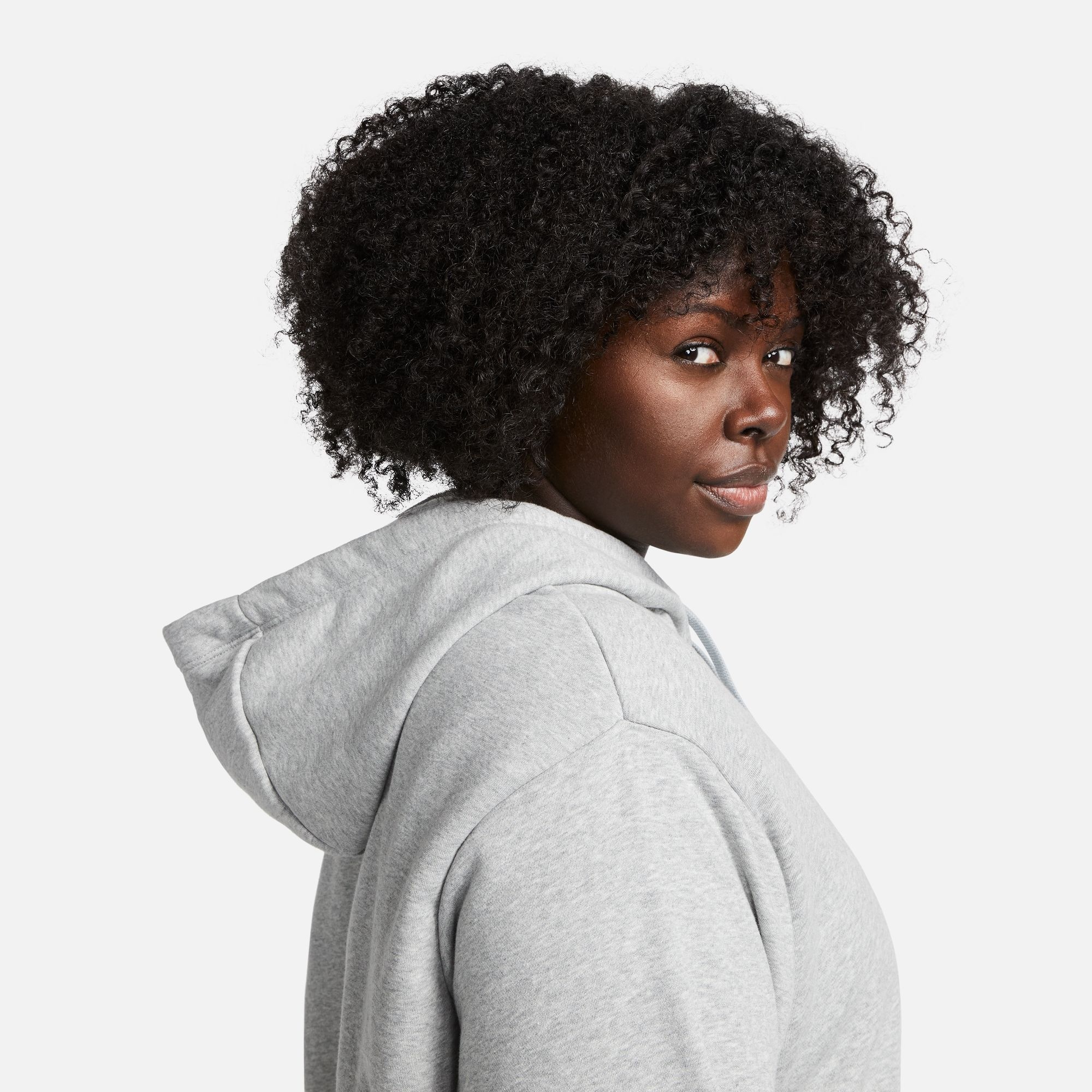 Nike Sportswear Kapuzensweatshirt »CLUB FLEECE WOMEN'S PULLOVER HOODIE (PLUS SIZE)«