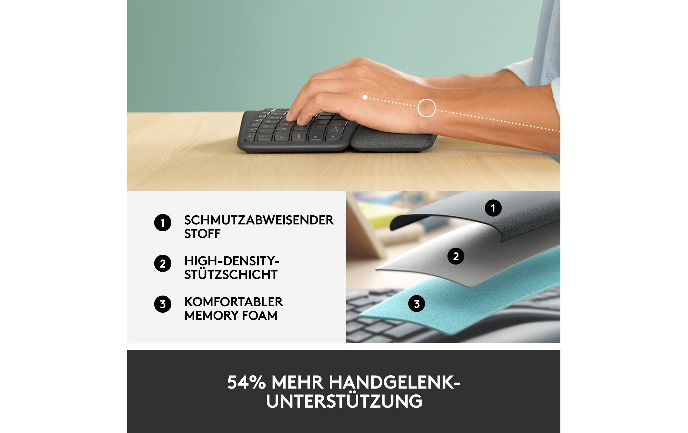 Logitech Tastatur »Logitech K860 Ergo«