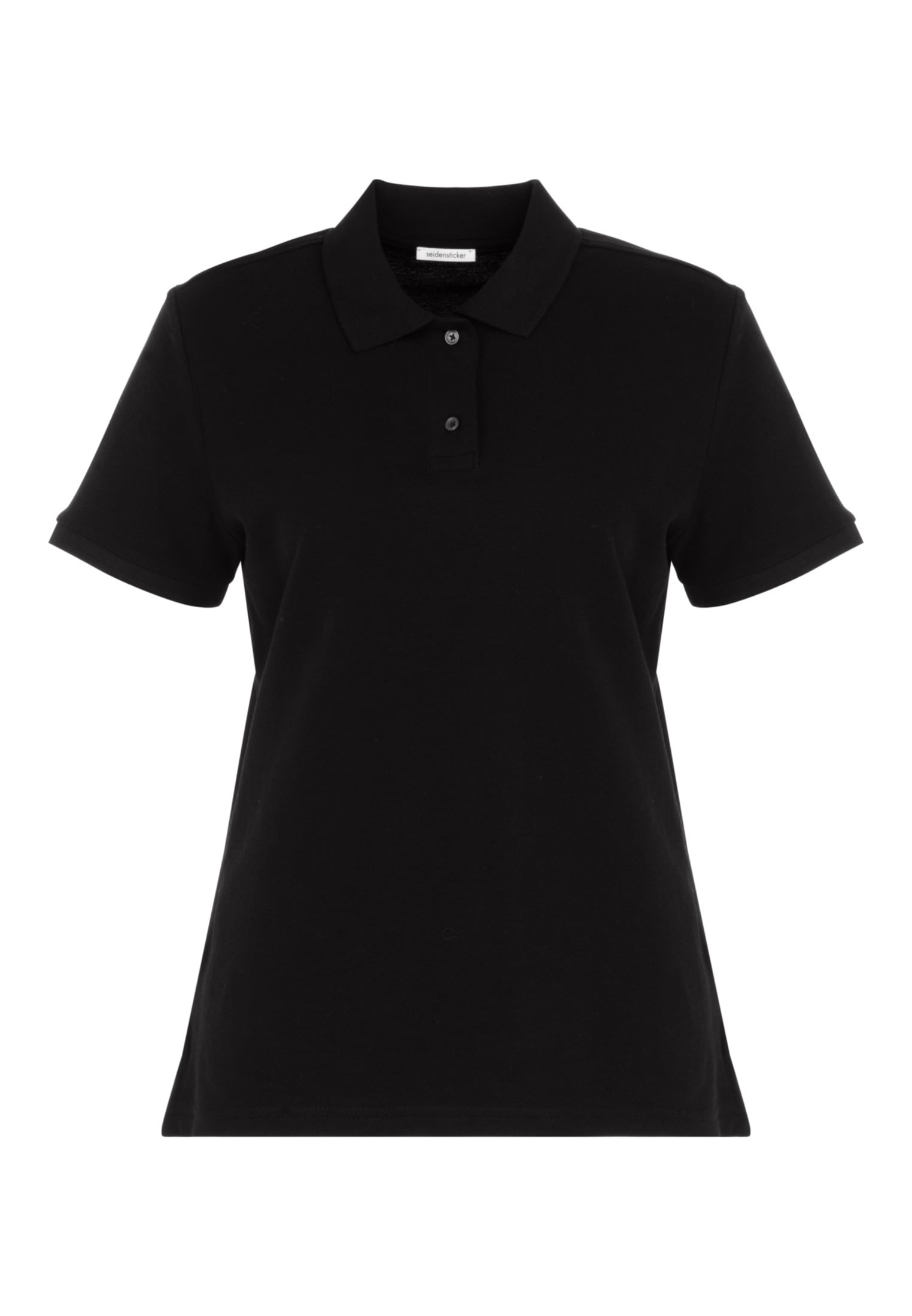 seidensticker Poloshirt »Schwarze Rose«, Kurzarm Kragen Uni