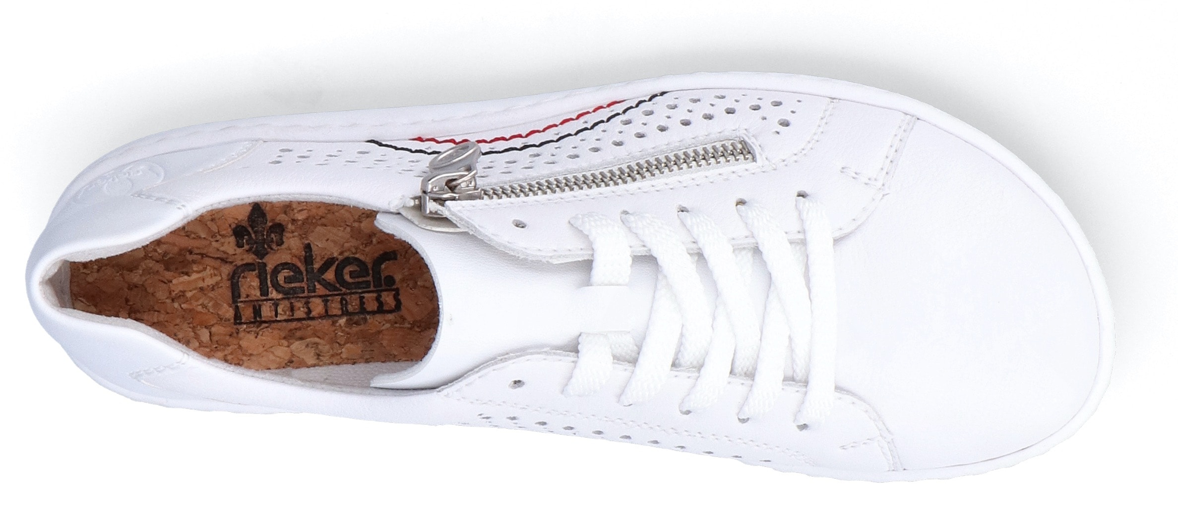 Rieker Sneaker, mit seitlicher Perforation