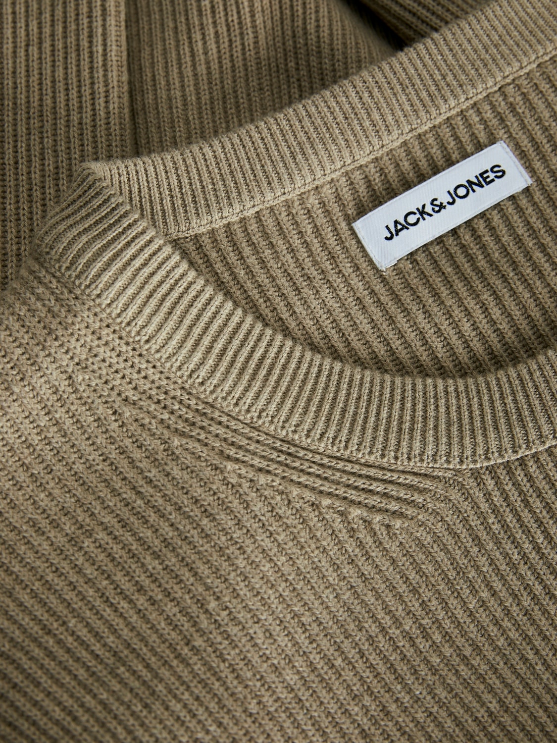 Jack & Jones Pull à col rond »JJEPERFECT – Pullover mit pflegeleichter Qualität, Structure Fit« unifarben, modisch, regular fit, Strick, Rundhals