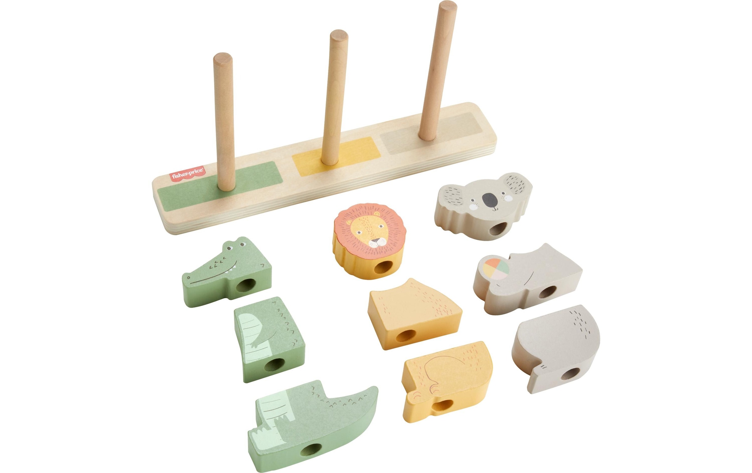 Fisher-Price® Stapelspielzeug »Tierwelt aus Holz«