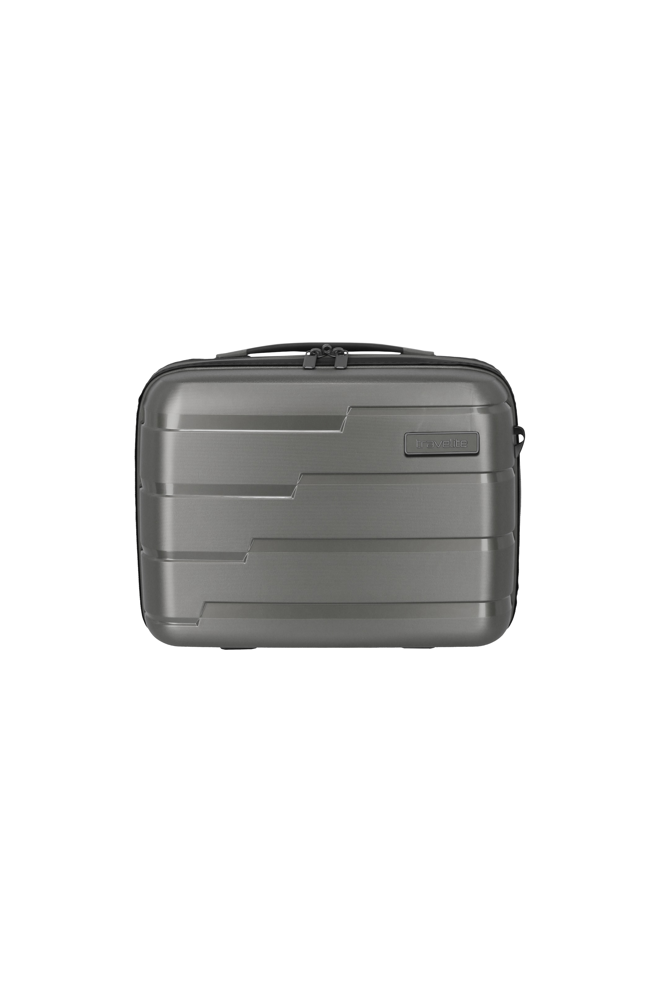 travelite Trousse de beauté »AIR BASE Kosmetikkoffer Hartschale« avec serrure TSA et fonction d’emboîtement – robuste et léger