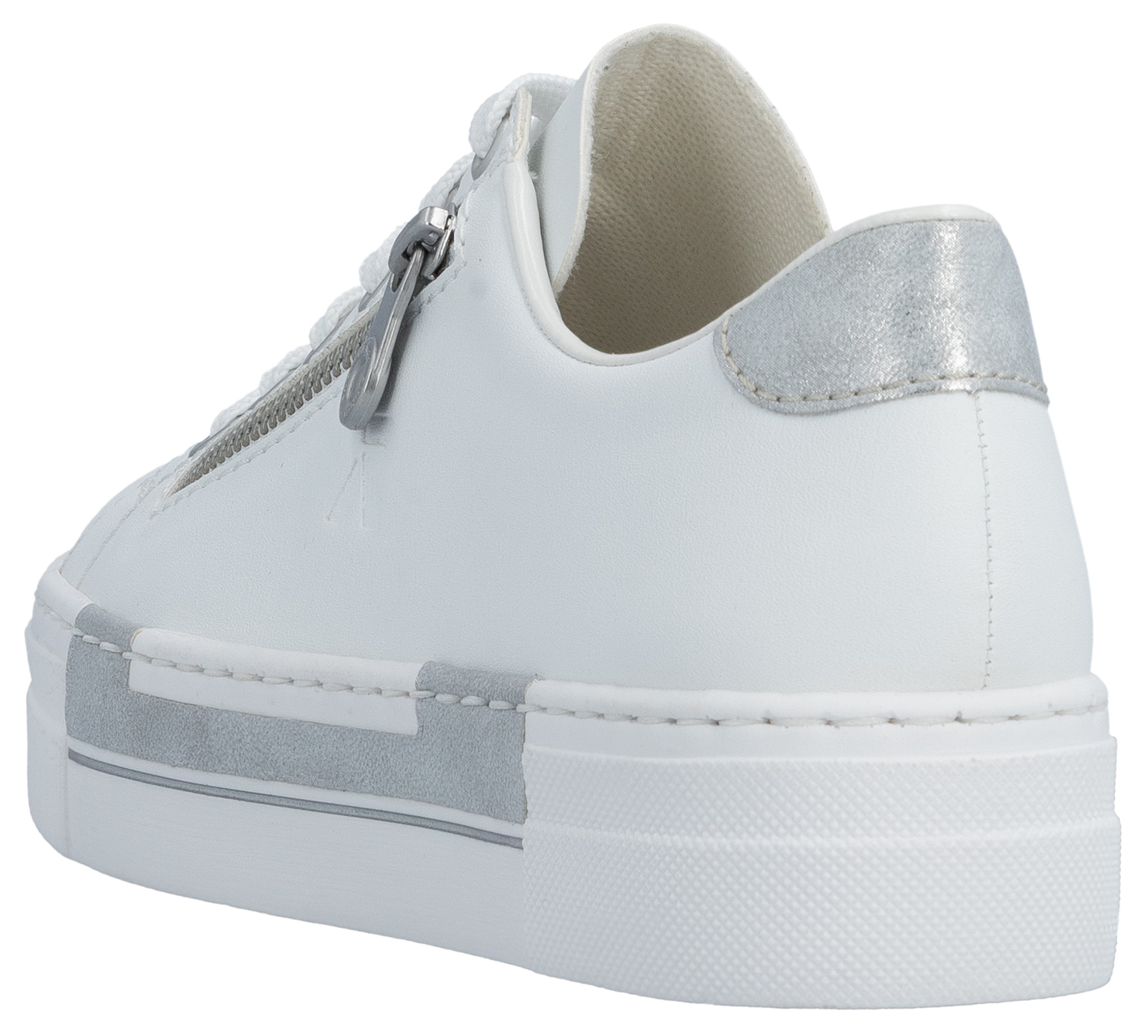Rieker Baskets à plateforme  mit Zierreissverschluss seitlich, Freizeitschuh, Halbschuh, Schnürschuh