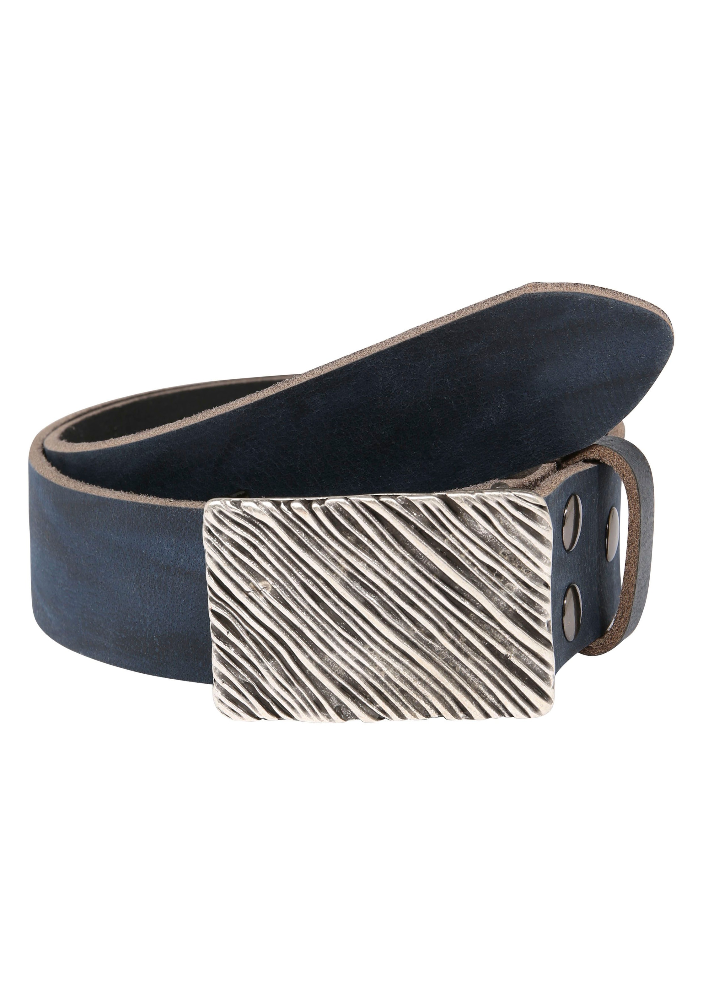 RETTUNGSRING by showroom 019° Ledergürtel mit auswechselbarer Koppelschliesse