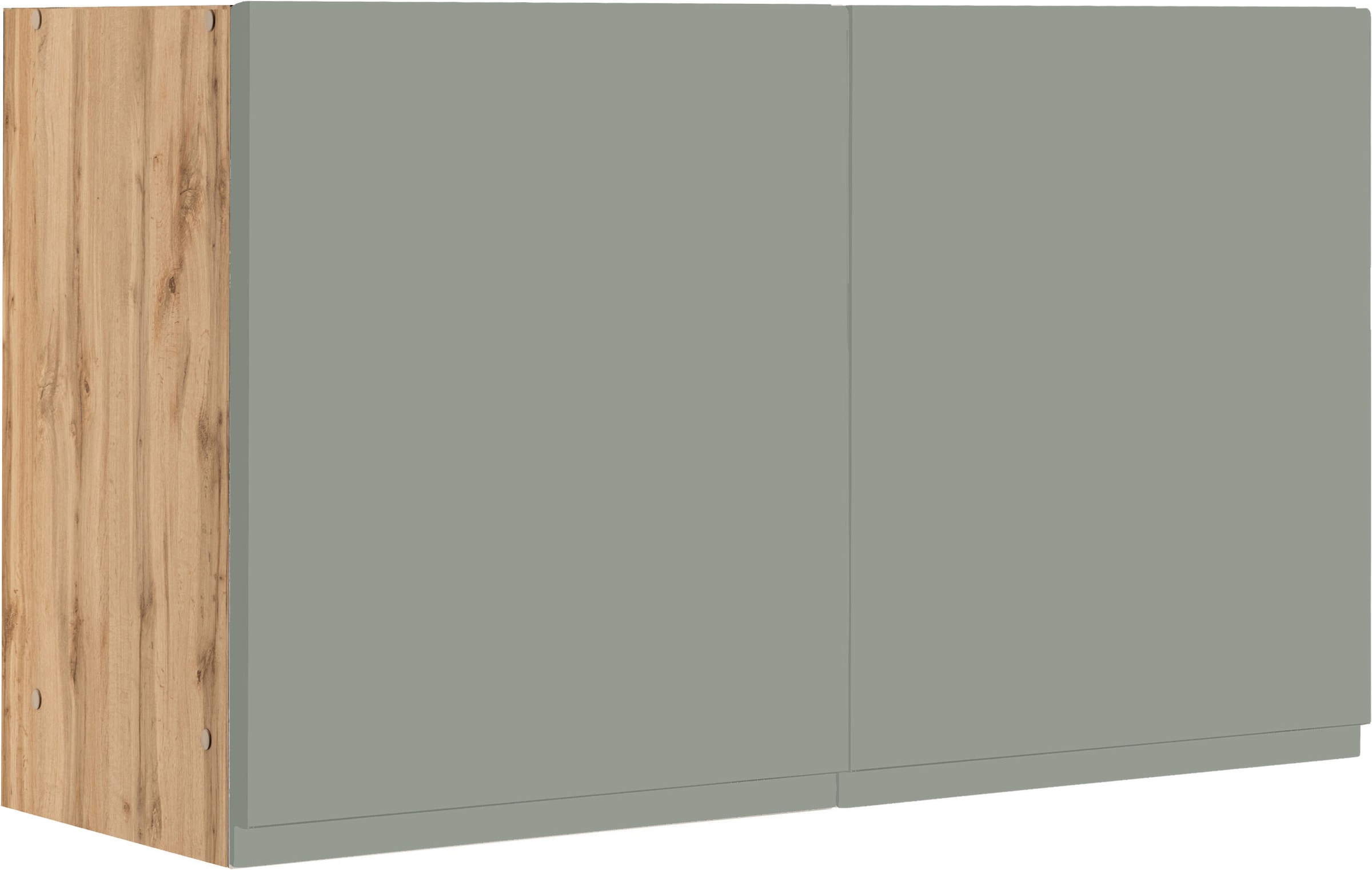 KOCHSTATION Armoire suspendue »KS-Virginia,neu in verbesserter Ausführung« Rangement, Softclose,  largeur 100 cm, 2 portes, charnières amorties