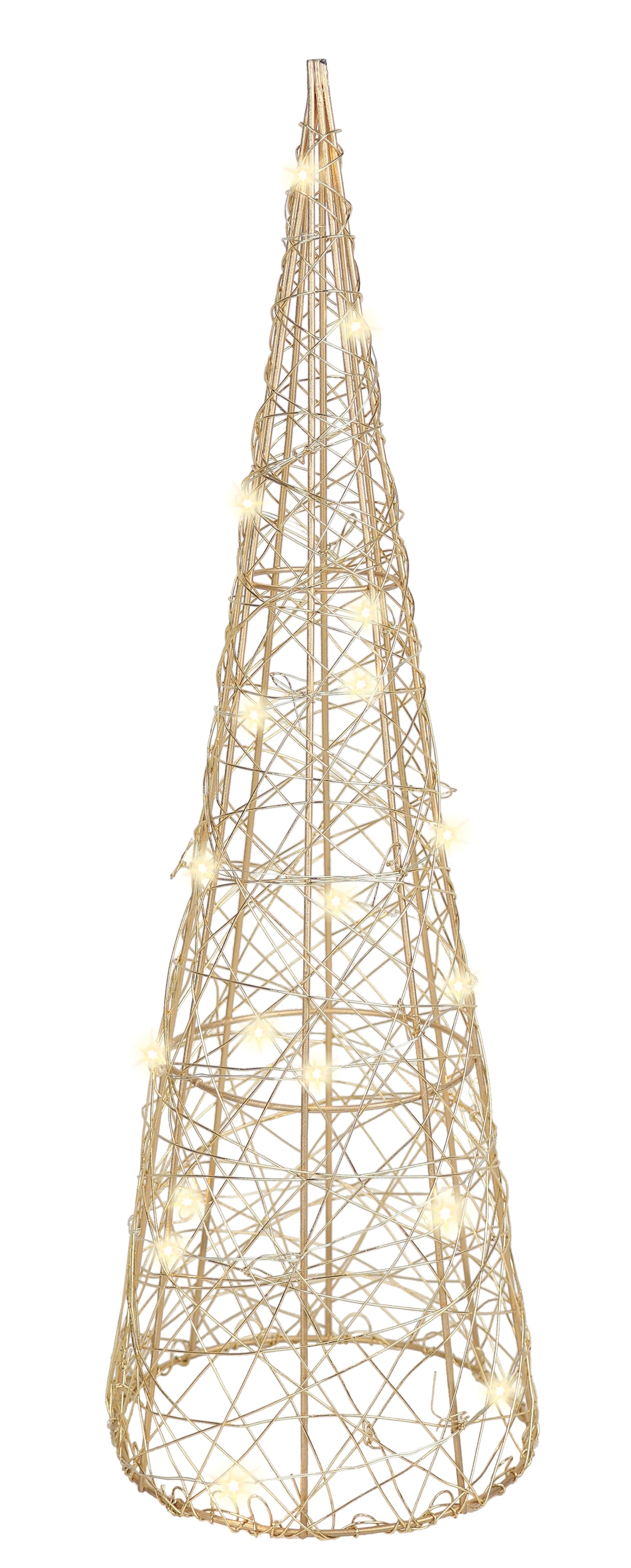 Image of I.GE.A. LED-Dekofigur "LED-Pyramide" Dekofigur Weihnachtspyramide Weihnachtsdeko Weihnachtsbaum Christbaum