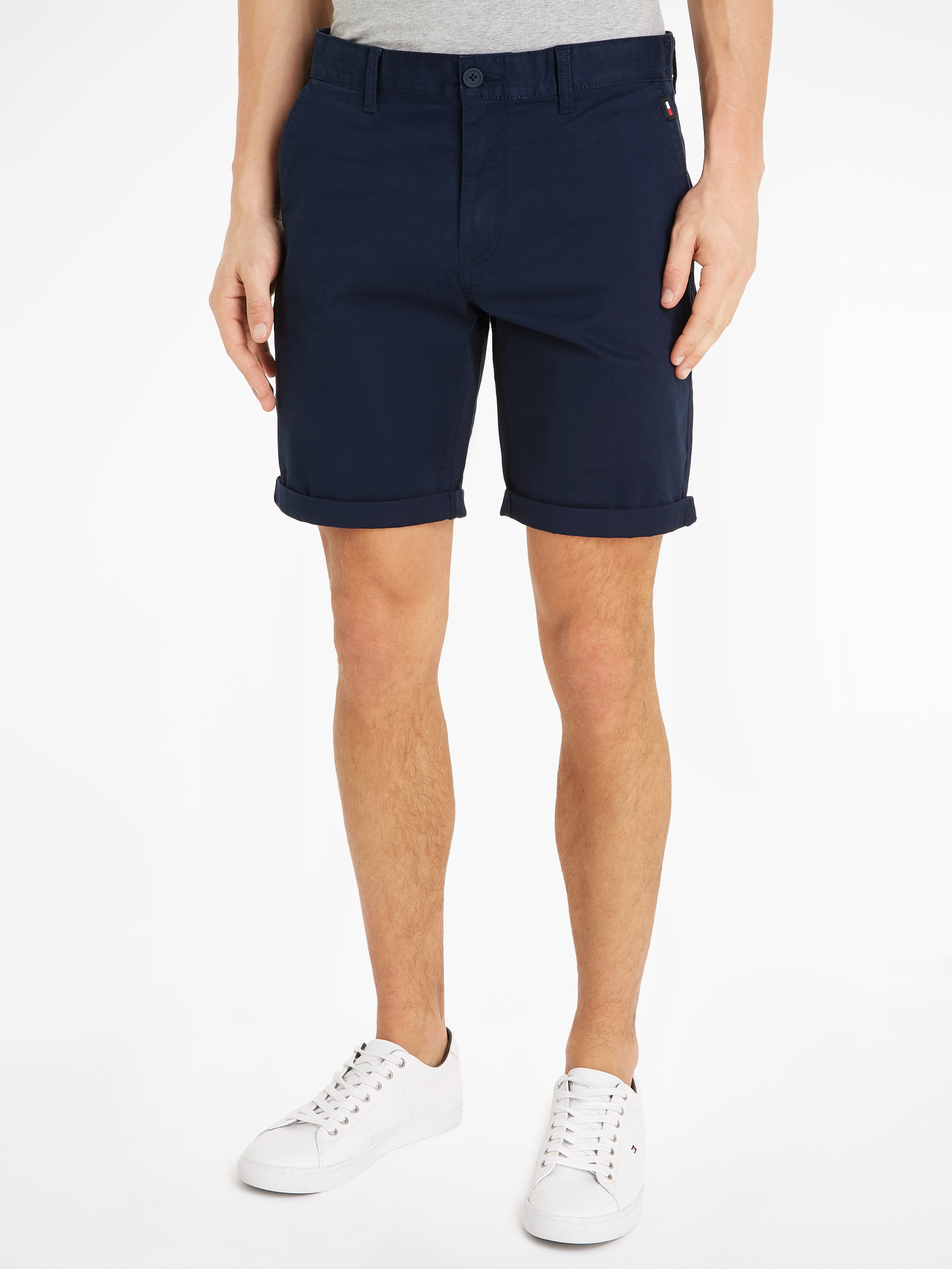 Tommy Jeans Chinoshorts »TJM SCANTON SHORT«, Markenstickerei