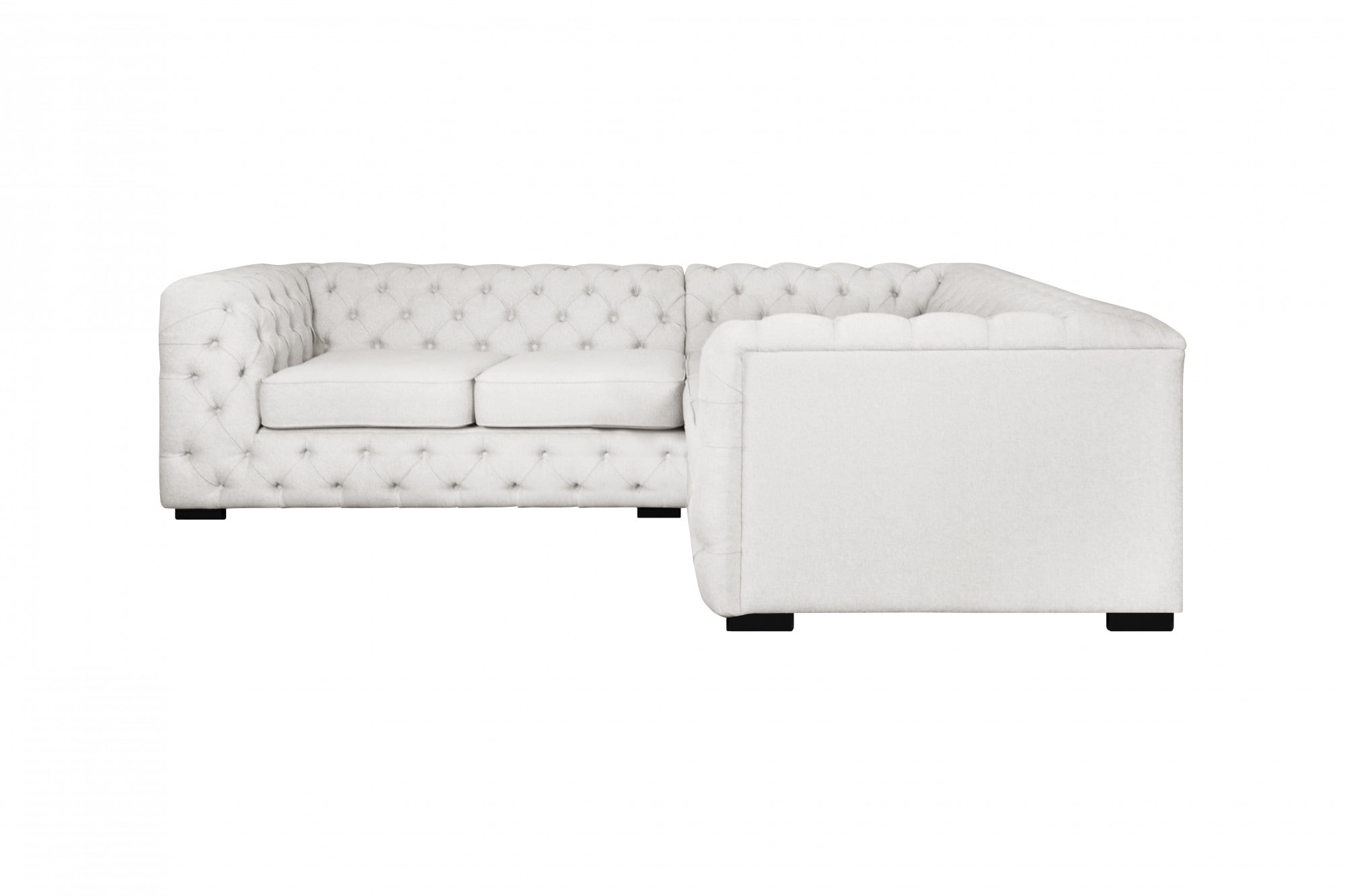 Guido Maria Kretschmer Home&Living Chesterfield-Sofa »KALINA L-Form«, hochwertige Chesterfield-Ausführung, sehr hochwertige Verarbeitung