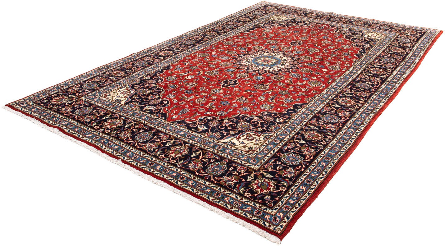 Image of morgenland Orientteppich »Perser - Royal - 321 x 202 cm - dunkelrot«, rechteckig, 10 mm Höhe, Wohnzimmer, Handgeknüpft, Einzelstück mit Zertifikat bei Ackermann Versand Schweiz