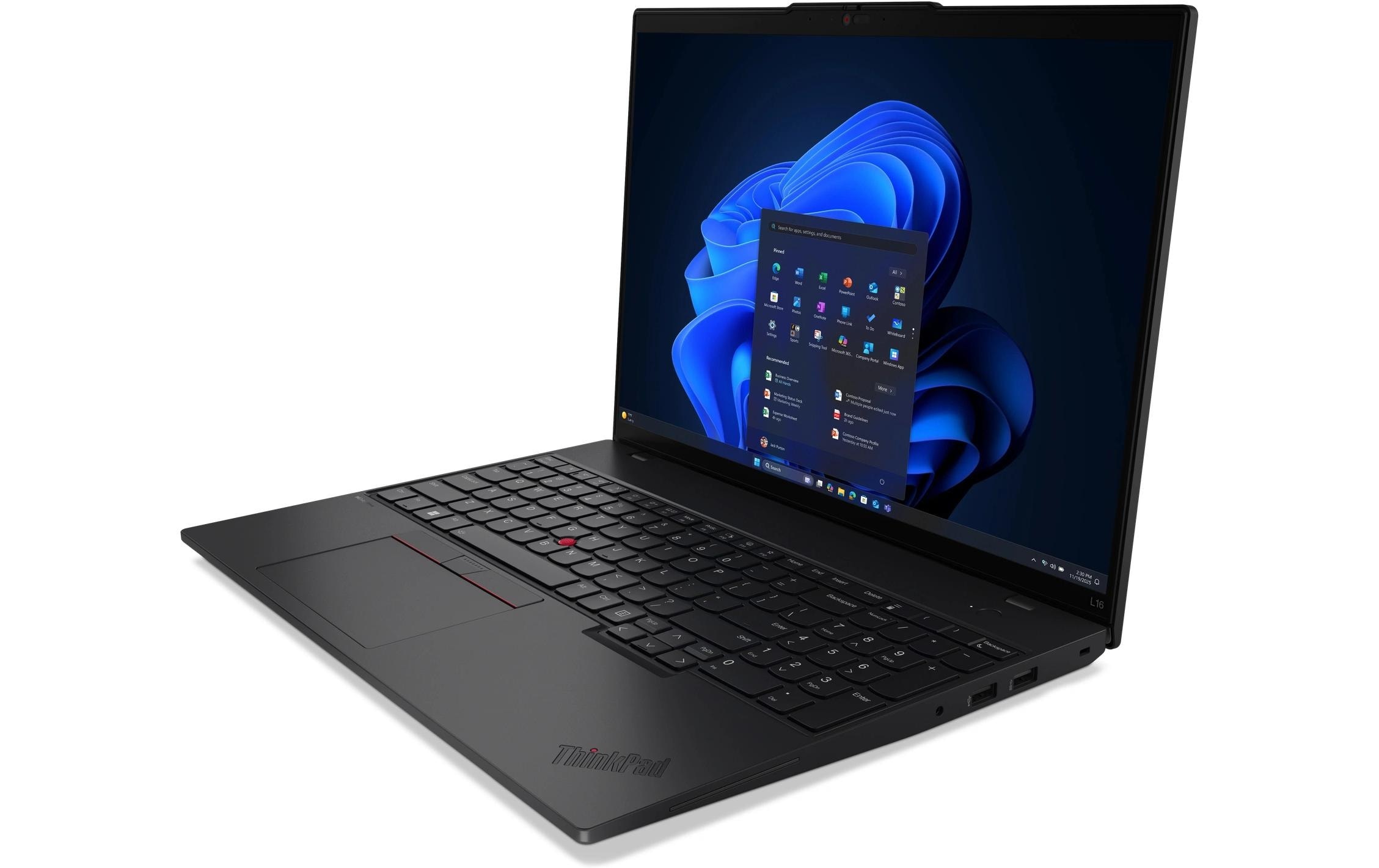 Image of Lenovo Notebook "ThinkPad L16 G2 (Intel)" / 16 ″ Intel Core Ultra 7 Intel Graphics