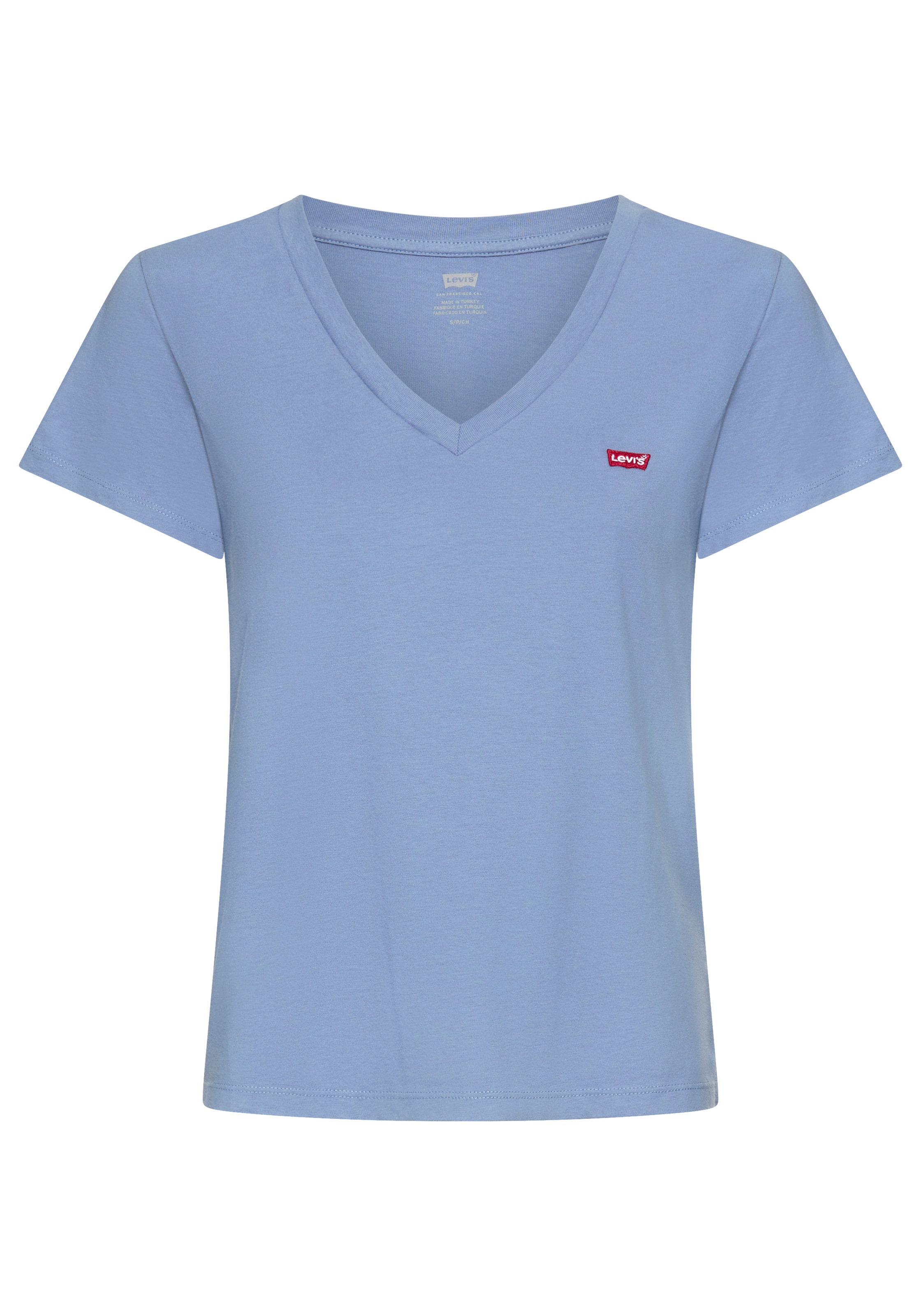 Levi's® V-Shirt »Perfect Tee«, mit kleinem Batwing- Logo