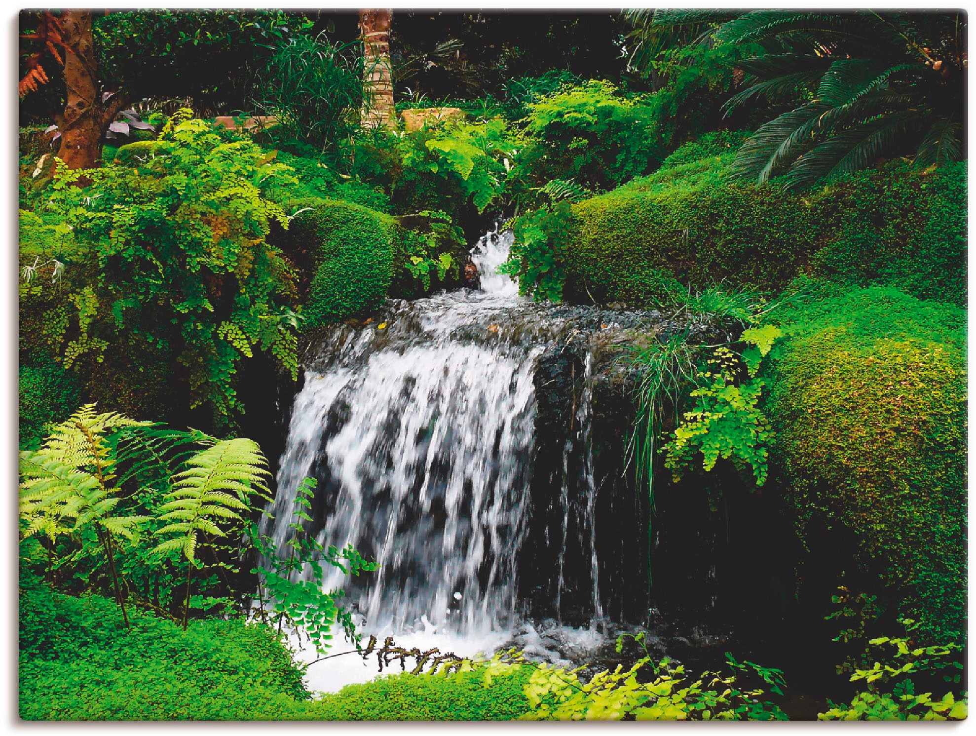 Image of Artland Wandbild »Wasserfall«, Gewässer, (1 St.), in vielen Grössen & Produktarten -Leinwandbild, Poster, Wandaufkleber / Wandtattoo auch für Badezimmer geeignet bei Ackermann Versand Schweiz