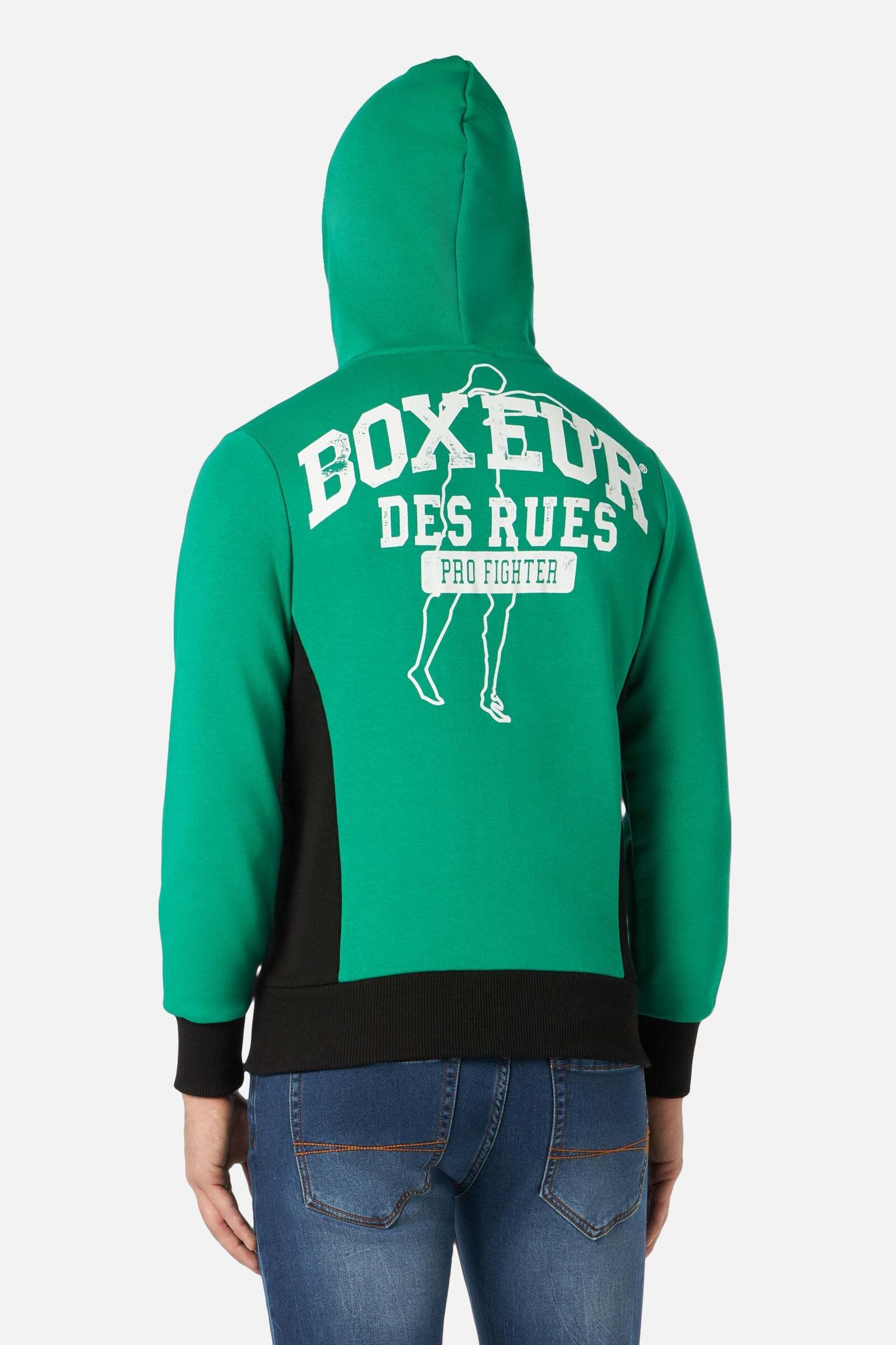 BOXEUR DES RUES Sweatjacke »BOXEUR DES RUES Sweatjacken Hooded Full Zip Sweatshirt«