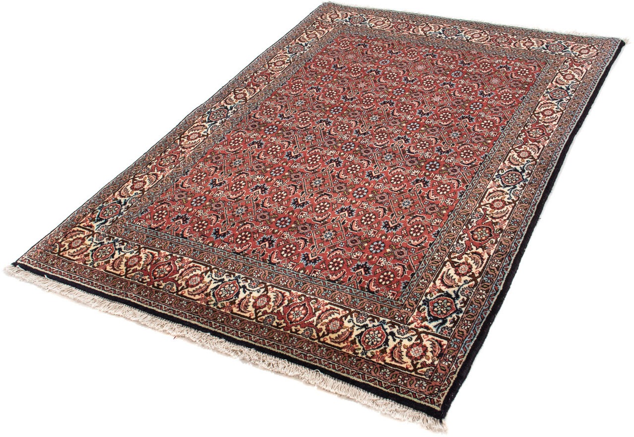 Image of morgenland Orientteppich »Perser - Bidjar - 160 x 110 cm - hellrot«, rechteckig, 15 mm Höhe, Wohnzimmer, Handgeknüpft, Einzelstück mit Zertifikat bei Ackermann Versand Schweiz