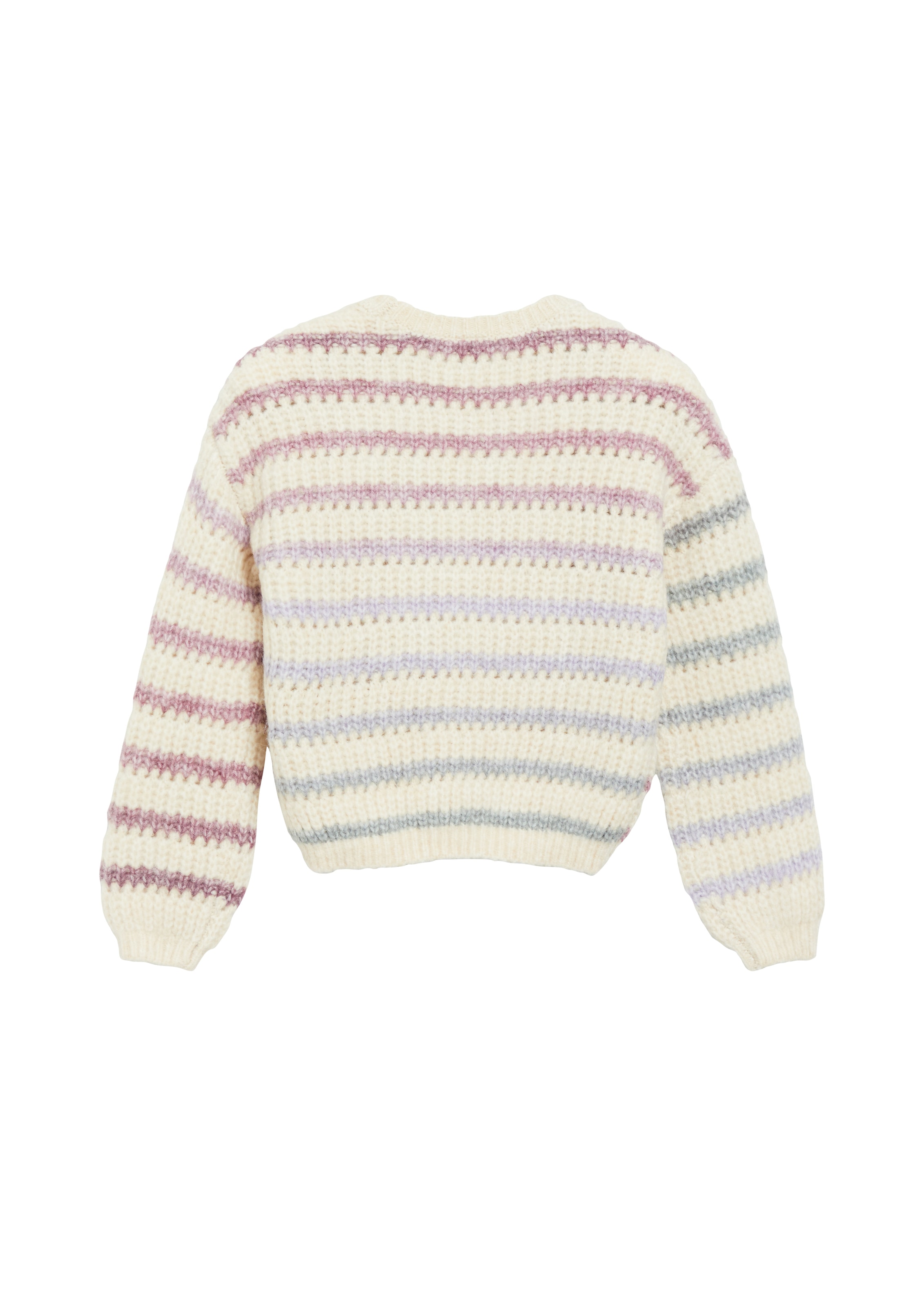 s.Oliver Junior Pull en tricot mit Grobstrick-Streifen / Für Girls