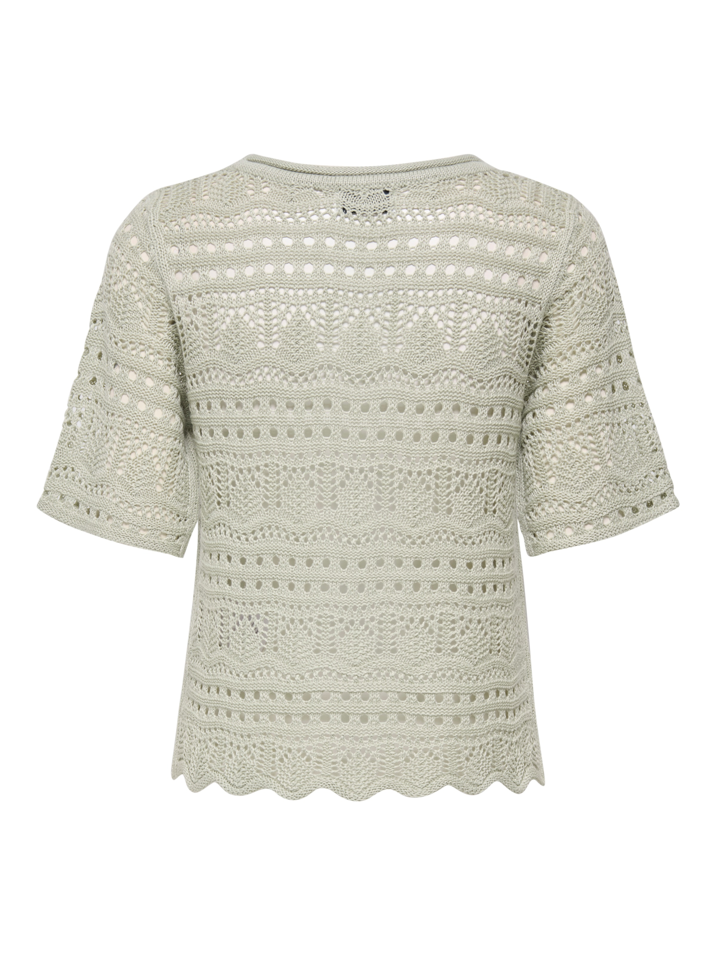 JDY Pull à manches courtes »JDYSUN LAY 2/4 PULLOVER KNT NOOS« Strukturstrick