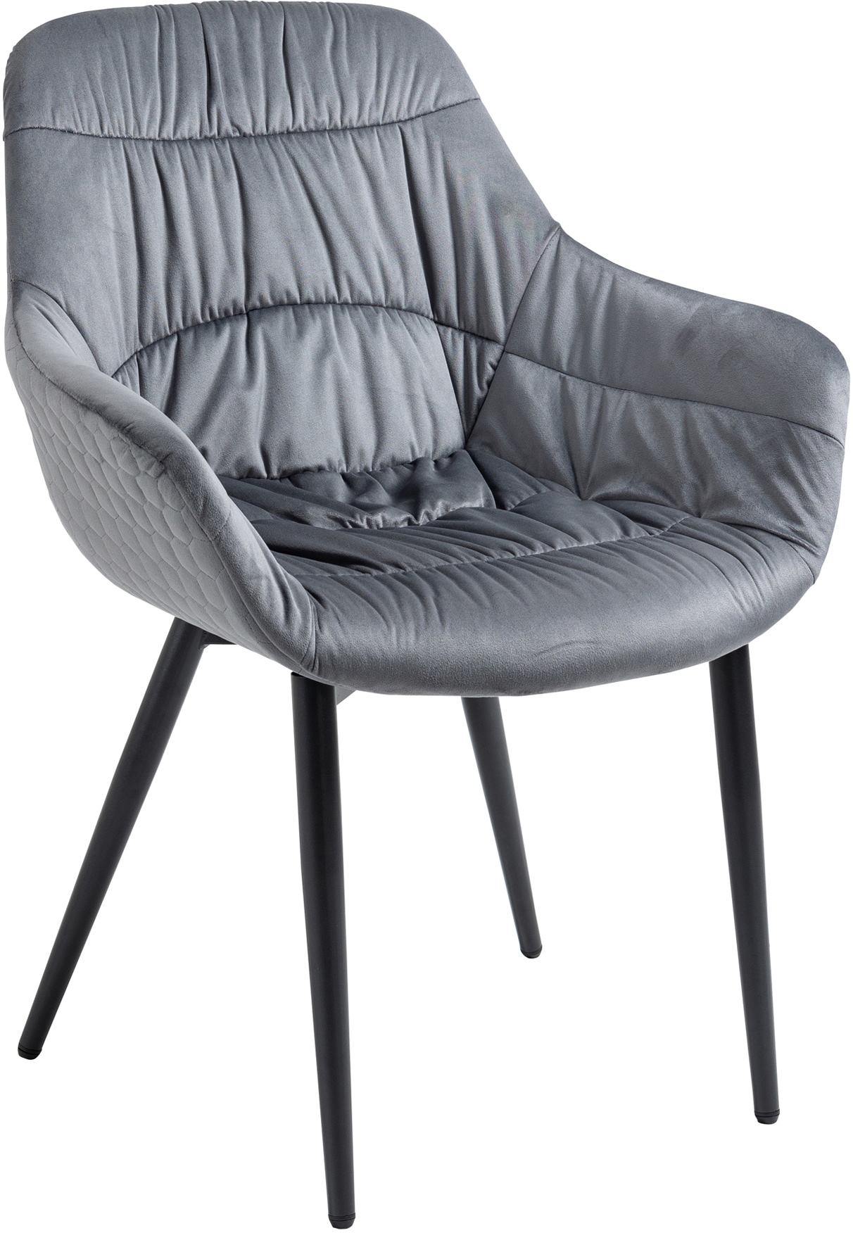 SalesFever Ensemble de salle à manger »Esszimmerausstattung aus Holz und Metall« Set, 5 cuis tlg. 5-teiliges Set aus doppelt gewachstem Massivholz