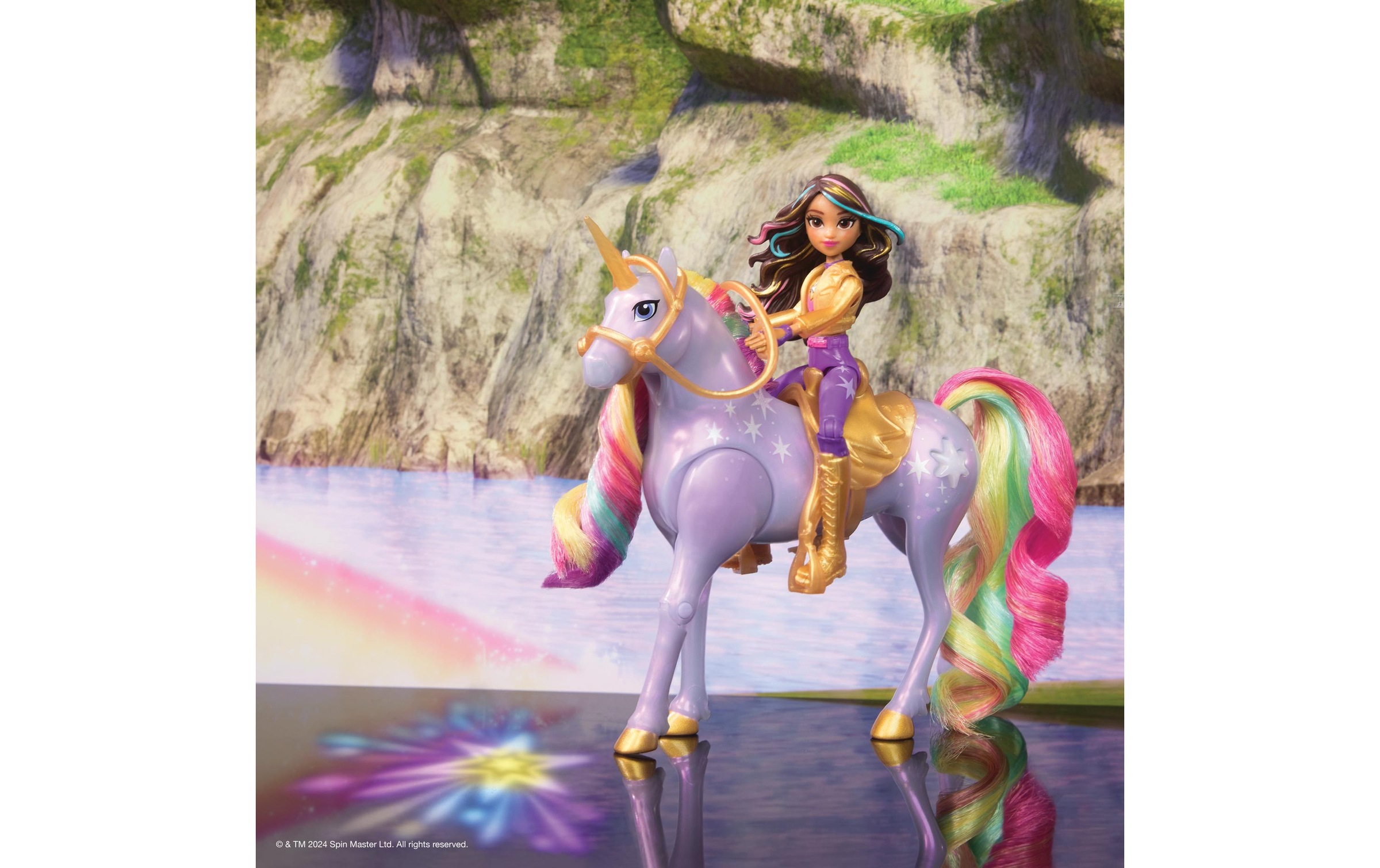 Anziehpuppe »Spinmaster Unicorn Academy Sophia & Light Magic Wildstar«