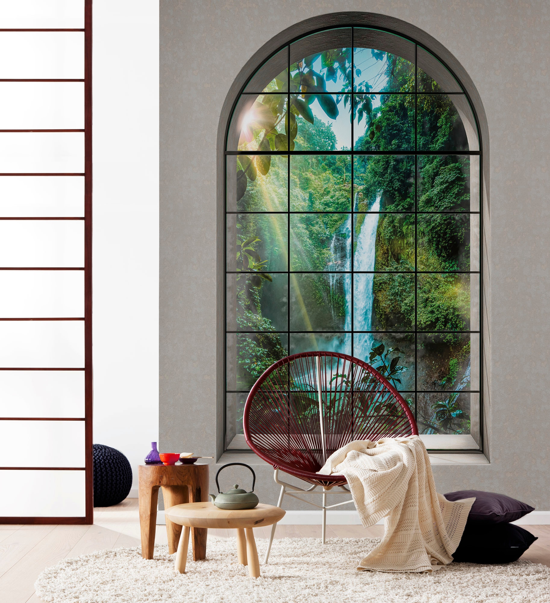 Komar Vliestapete »Digitaldruck Vlies -  Rainforest - Grösse 200 x 250 cm« bedruckt glatt Wohnzimmer, Schlafzimmer