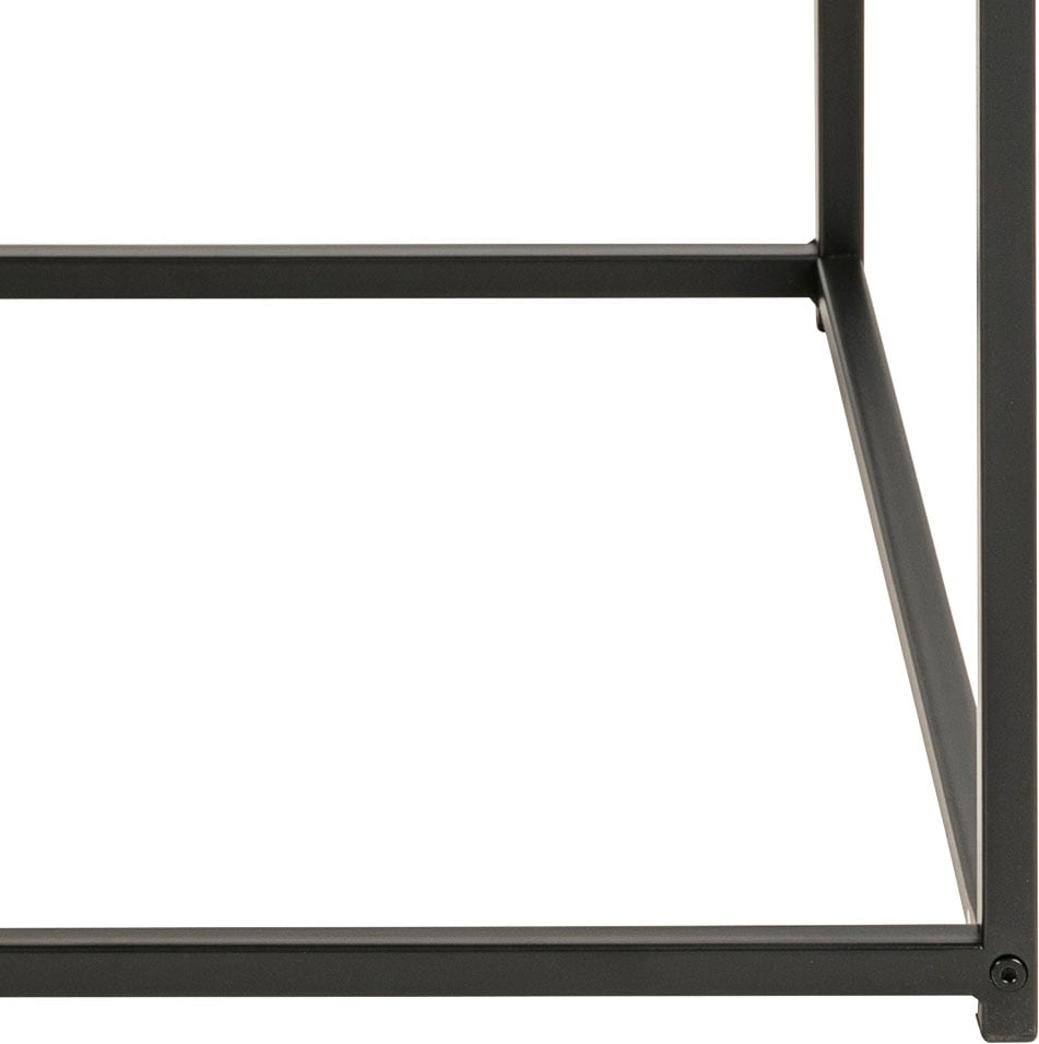 ACTONA GROUP Couchtisch Metallgestell im modernen Industrie-Look, quadratisch, Breite 60 cm