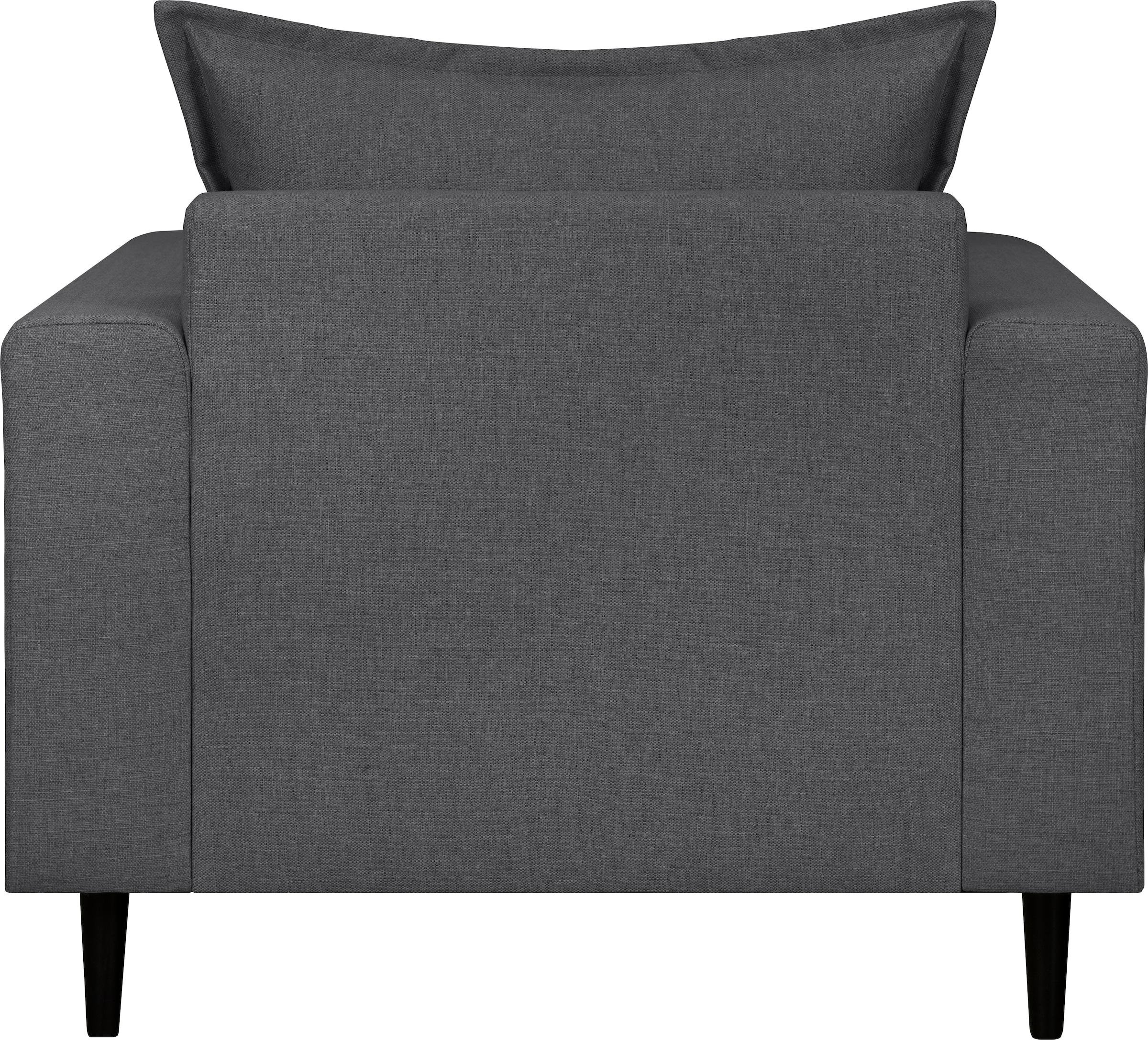 Home affaire Sessel »VEYRAS Loungesessel, Masse B/T/H: 95/84/76 cm«, mit Wellenunterfederung, incl. Kissen
