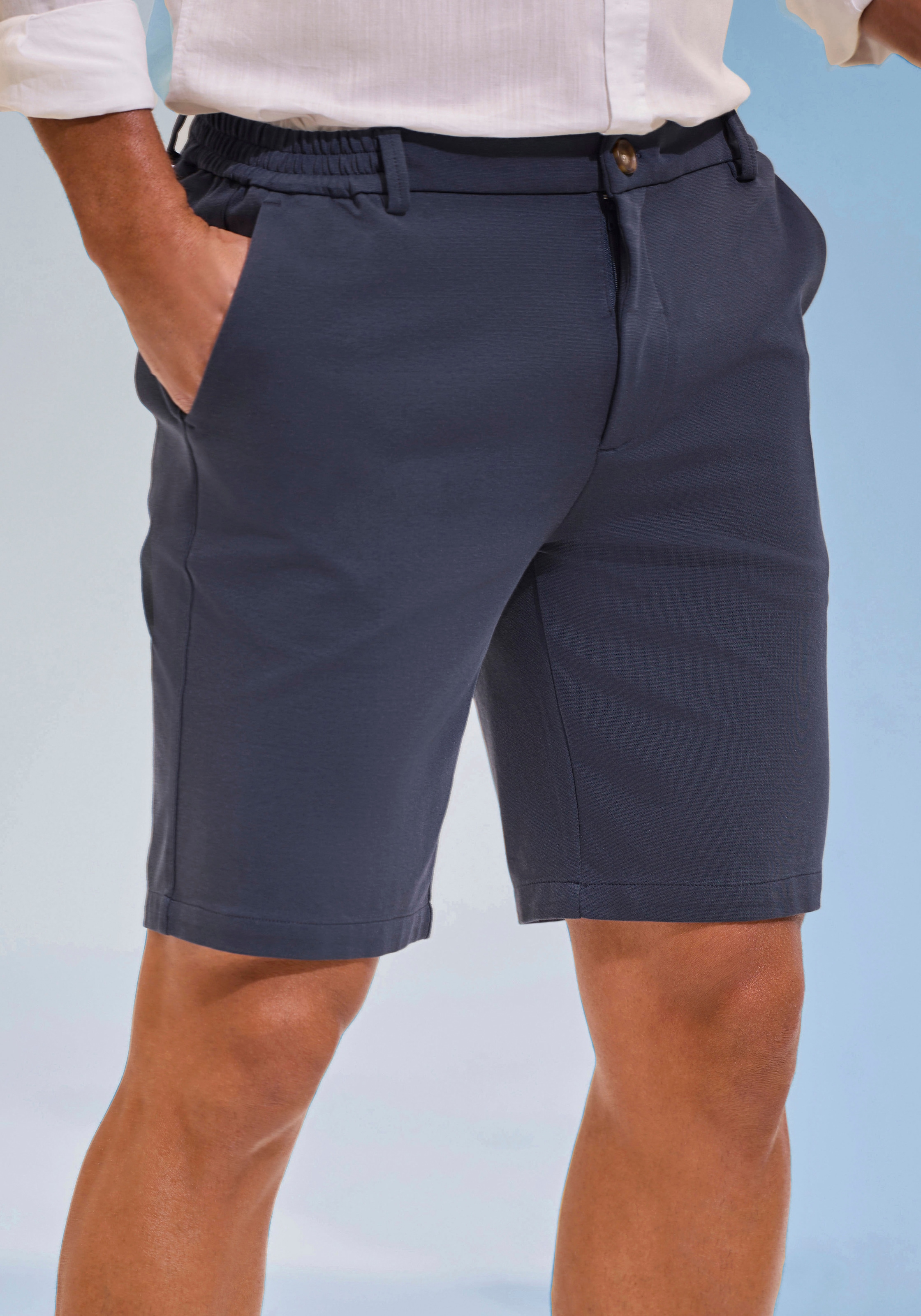 H.I.S Shorts », Dehnbund-Hose mit seitlichem Gummizug,  auch in grossen Grössen«  Komfortbund - besonders bequem
