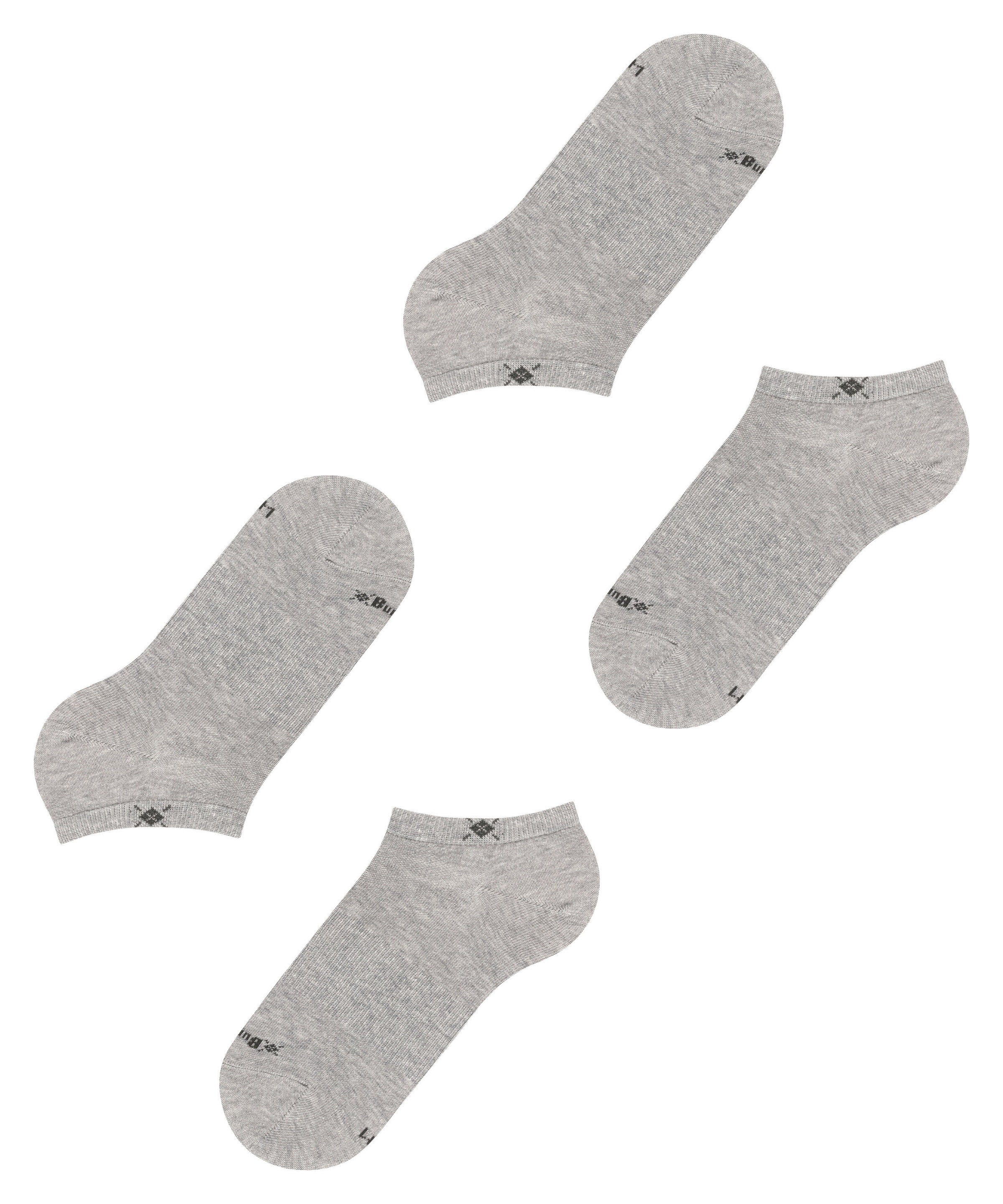 Burlington Chaussettes de baskets »Everyday« 2 paires,  Taille unique 36-41, uni, logo Burlington