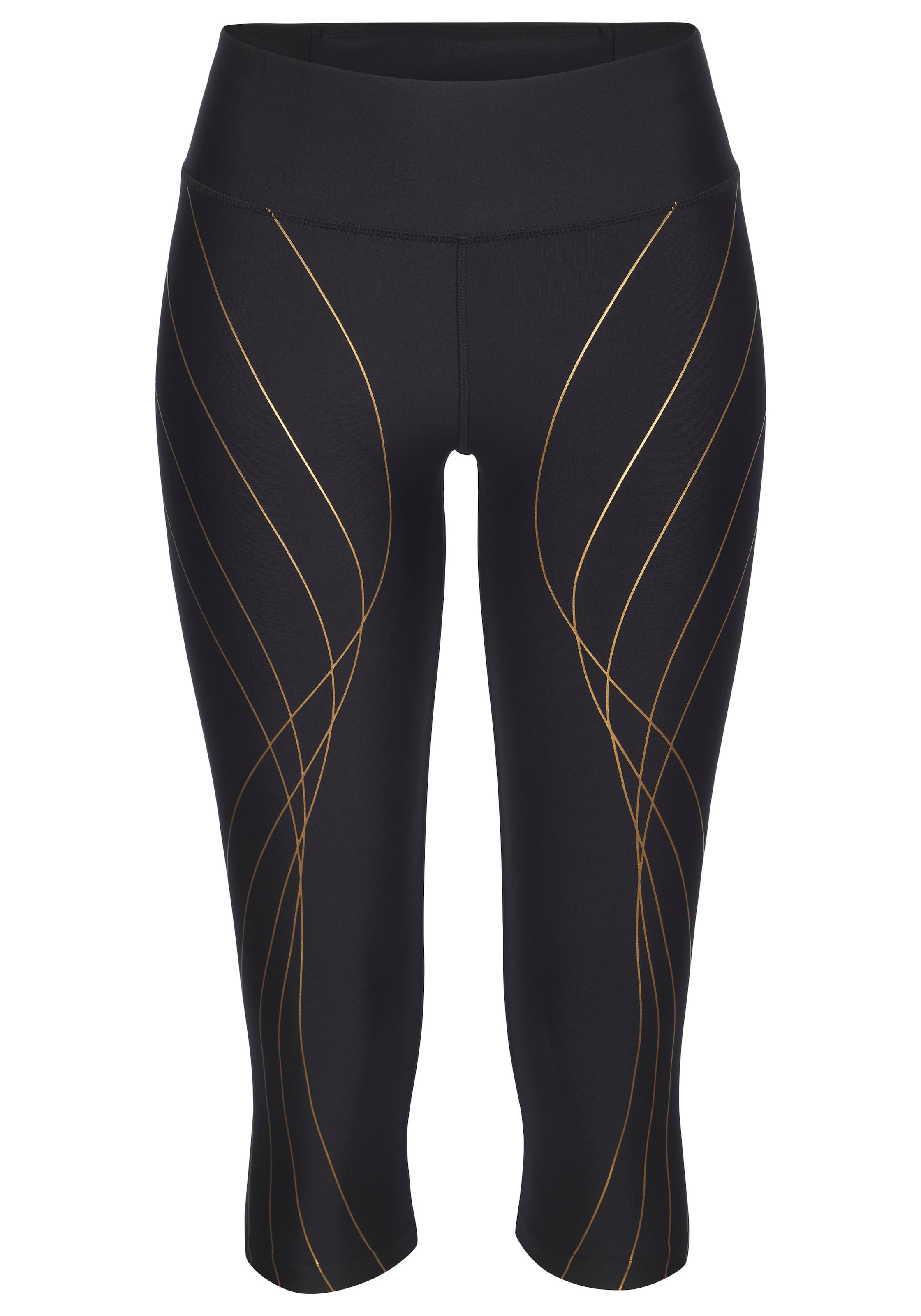 LASCANA ACTIVE Caprileggings  mit schimmerndem Druck, Sportleggings