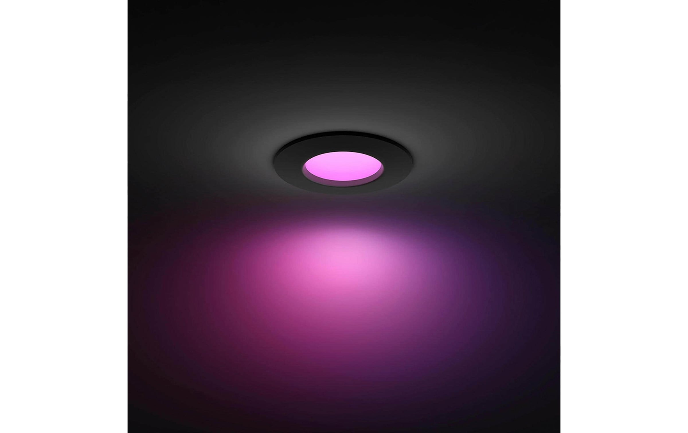 Philips Hue Spot de plafond »Philips Hue Deckenleuchte WCA Slim Recessed LED Spot S 3er« RVB | blanc chaud - blanc froid