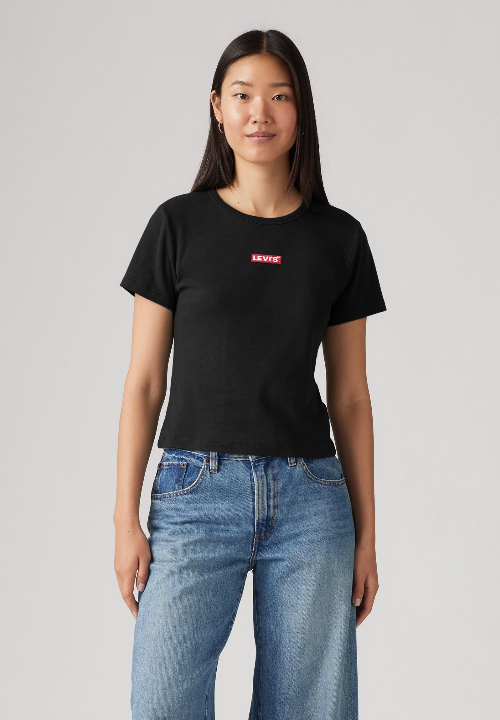 Image of Levis T-Shirt "LSE GRAPHIC RICKIE" Kontrastfarbene LEVI`S- Applikation