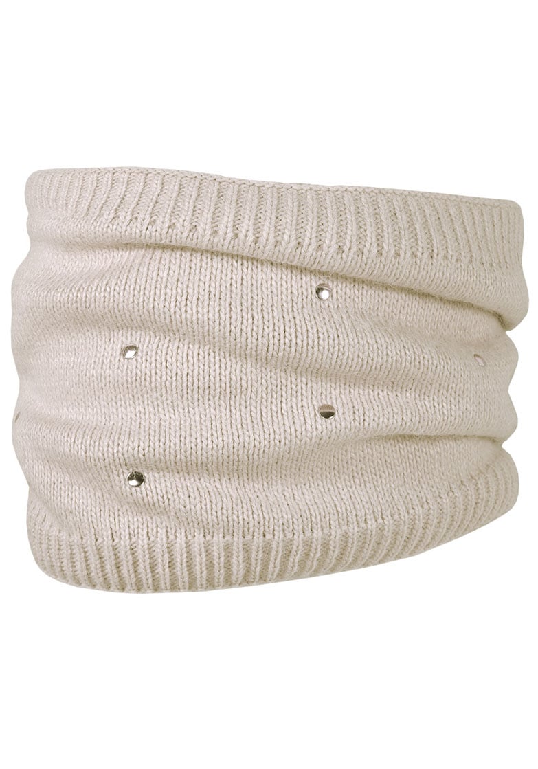 Image of MAXIMO Loop Stricktube mit Glitzersteinen, bequem, wärmend, basic