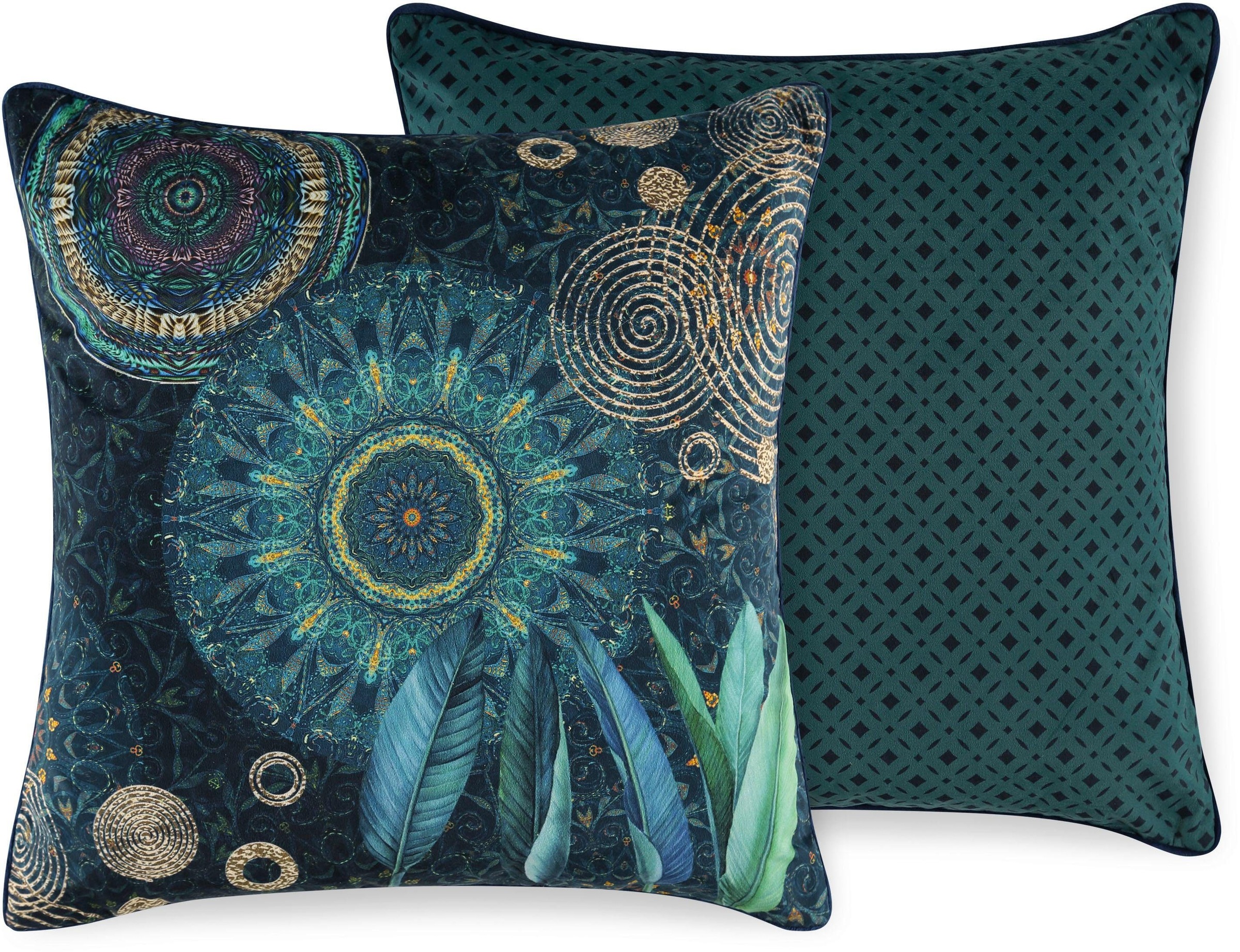 Image of hip Dekokissen »Imena«, (1 St.), mit Mandalas und Federn bei Ackermann Versand Schweiz