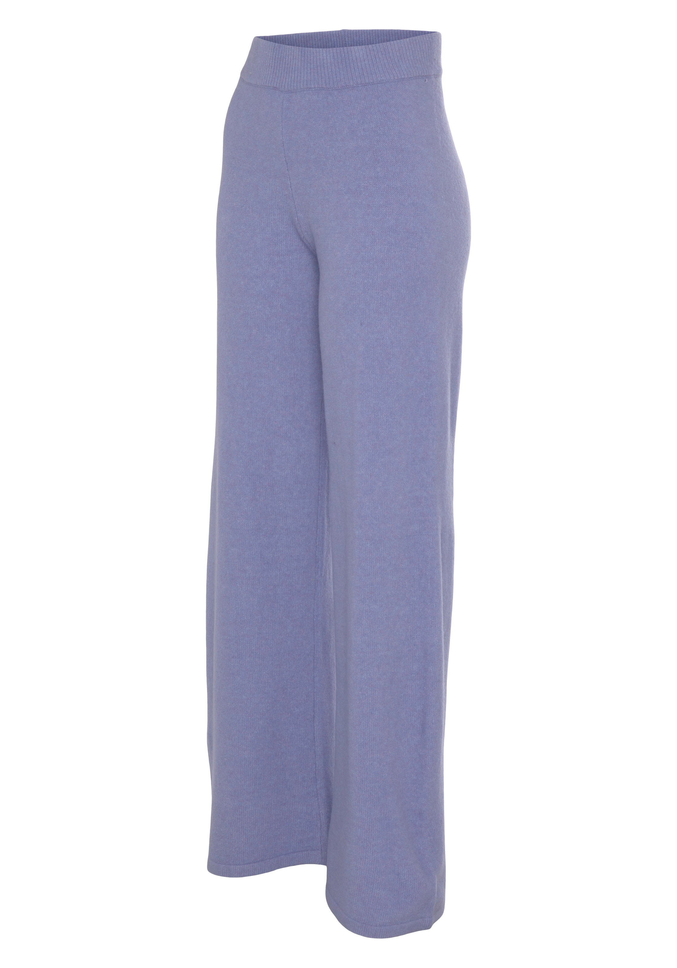 LASCANA Strickhose »-Loungehose«, mit Rippbündchen, Loungewear