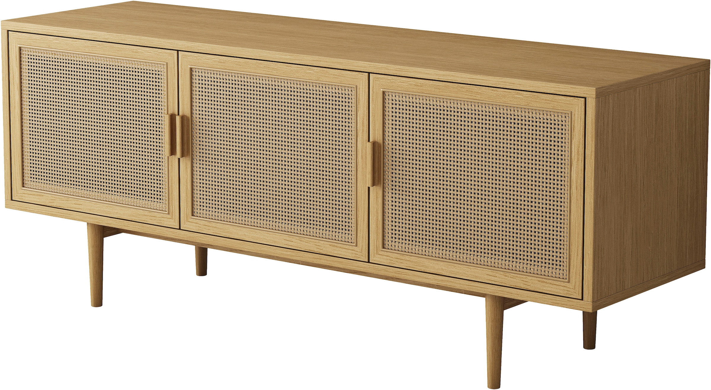 GOODproduct TV-Schrank »Lorelia« in moderner Rattan Optik, Lowboard