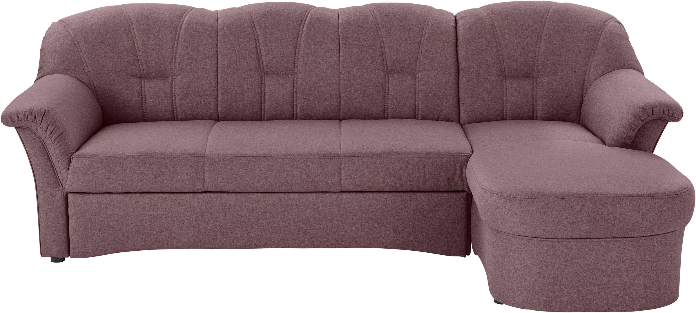 DOMO collection Ecksofa Papenburg L-Form, in grosser Farbvielfalt, wahlweise mit Bettfunktion