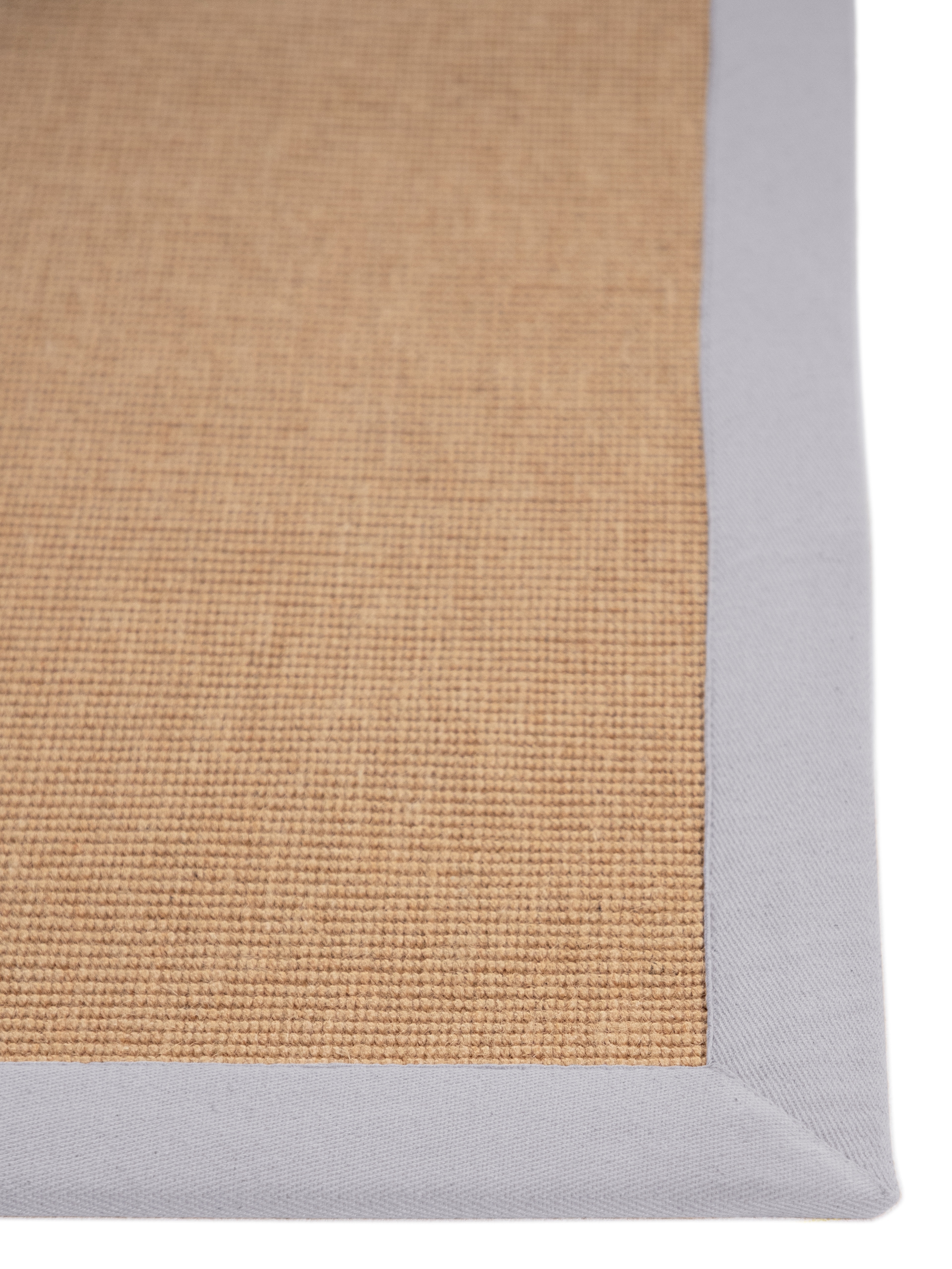 carpetfine Sisalteppich »Sisal«, rechteckig, 5 mm Höhe, mit farbiger Bordüre, Anti Rutsch Rückseite