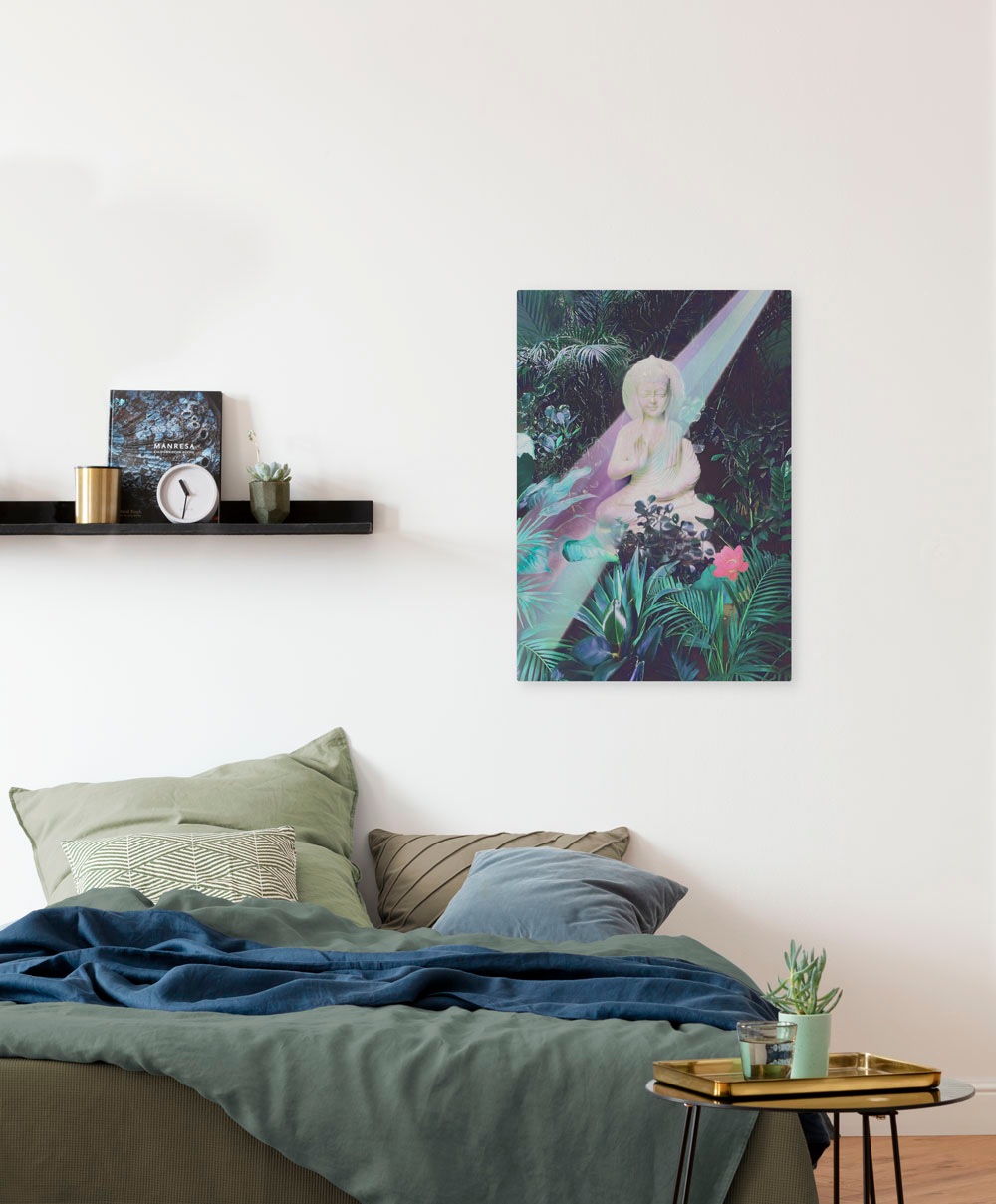 Image of Komar Leinwandbild "Garden of Silence - Grösse 40 x 60 cm" Natur 1 Stk. tlg. Keilrahmenbild mi Echtholzrahmen