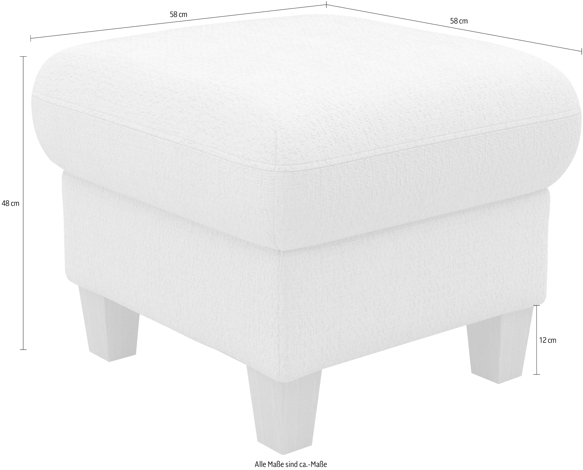 Home affaire Polsterhocker »Glendale« mit Stauraum