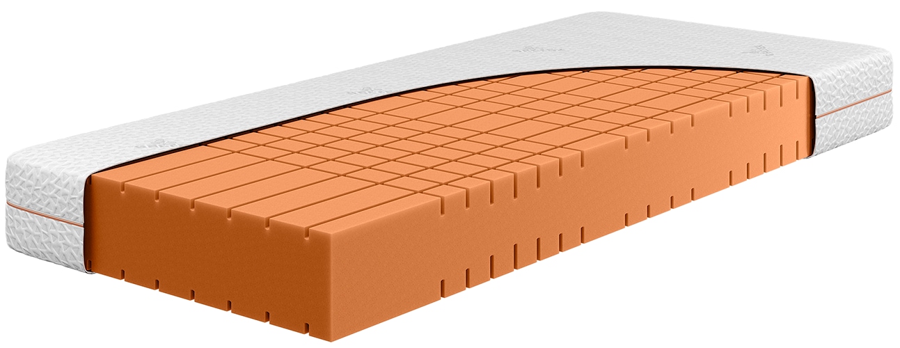 Image of Beka Gelschaummatratze "Gelschaum Matratze GELTEX Next Classic 200" 20 cm hoch Raumgewicht: 43 kg/m³ 1 Stk. tlg. 100% GELTEX-Schaum, 20 cm hoch, RG43, Würfelschnitt, 90x200 cm uvm.